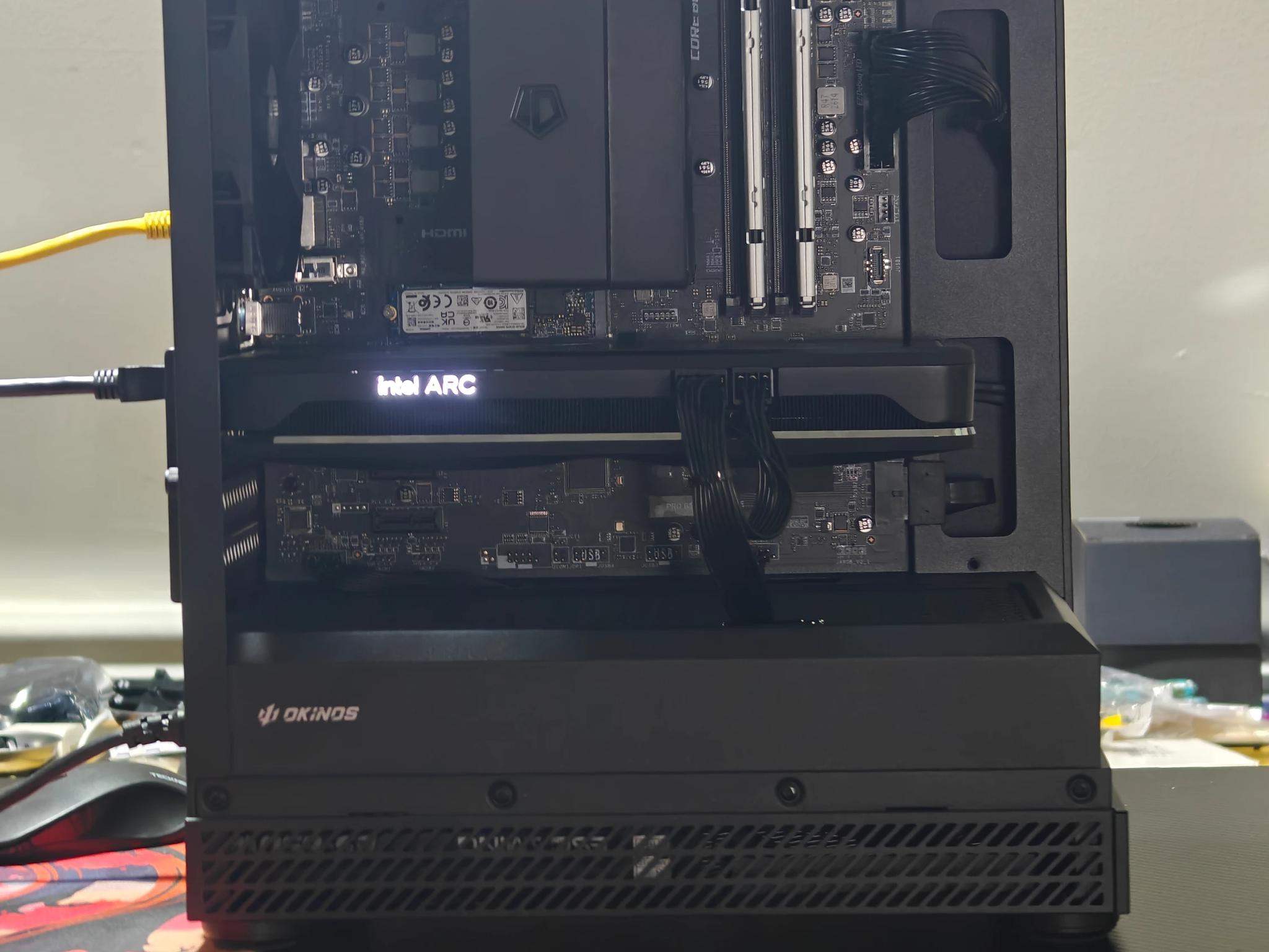GAMING PC|AMD RYZEN5 5500|INTEL ARC A750 8GB|32GB DDR4 3200|1.5TB NVME SATA SSD|WINDOWS 11 HOME