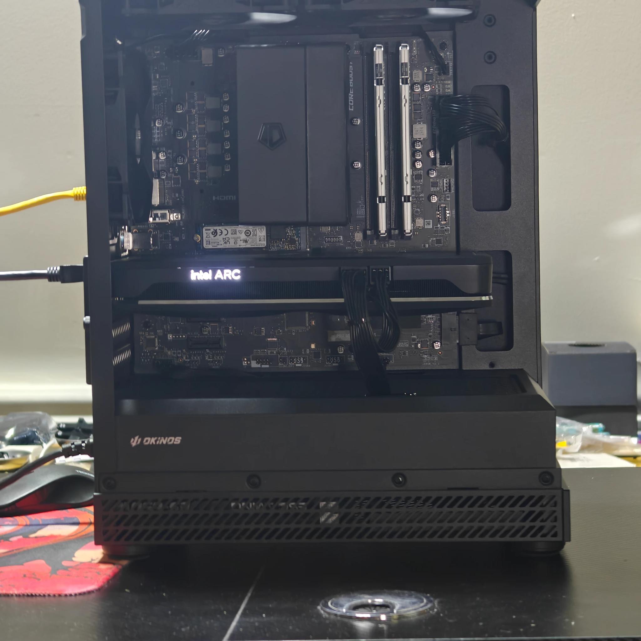 GAMING PC|AMD RYZEN5 5500|INTEL ARC A750 8GB|32GB DDR4 3200|1.5TB NVME SATA SSD|WINDOWS 11 HOME