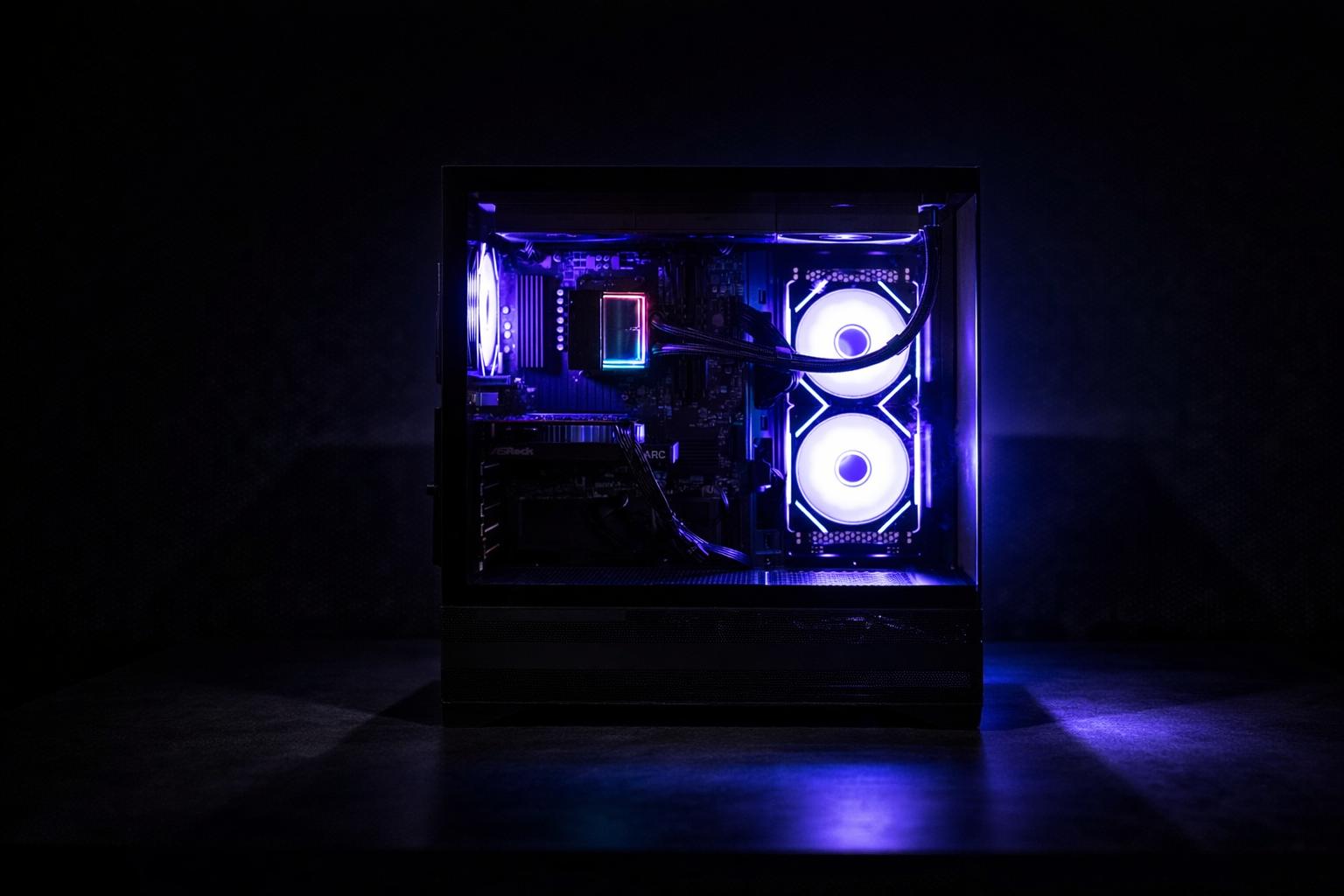 🟣 1080p Gaming PC -ASROCK Challenger ARC A380 16GB DDR4, Ryzen 5🟣