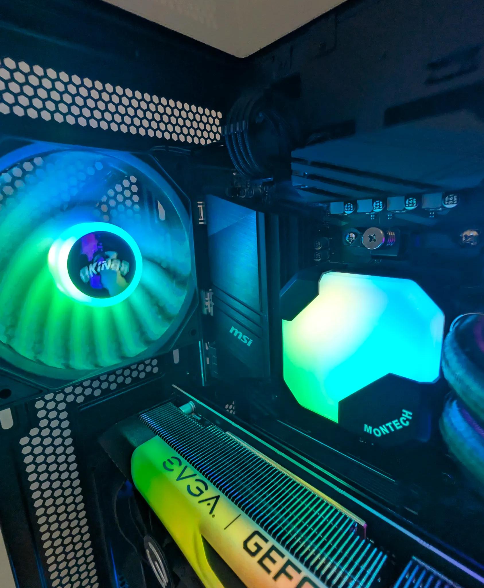 RTX 3070 TI EVGA | RYZEN 7 | 1440P BEAST | 32GB RAM | WATER COOLED | 1TB NVME GEN 4 SSD | GAMING PC