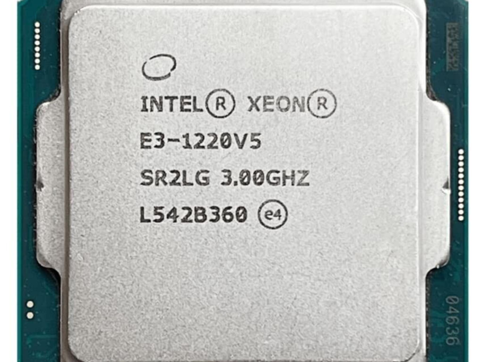 Intel Xeon E3-1220v5 Quad-Core CPU (8M Cache, 3.00GHz)