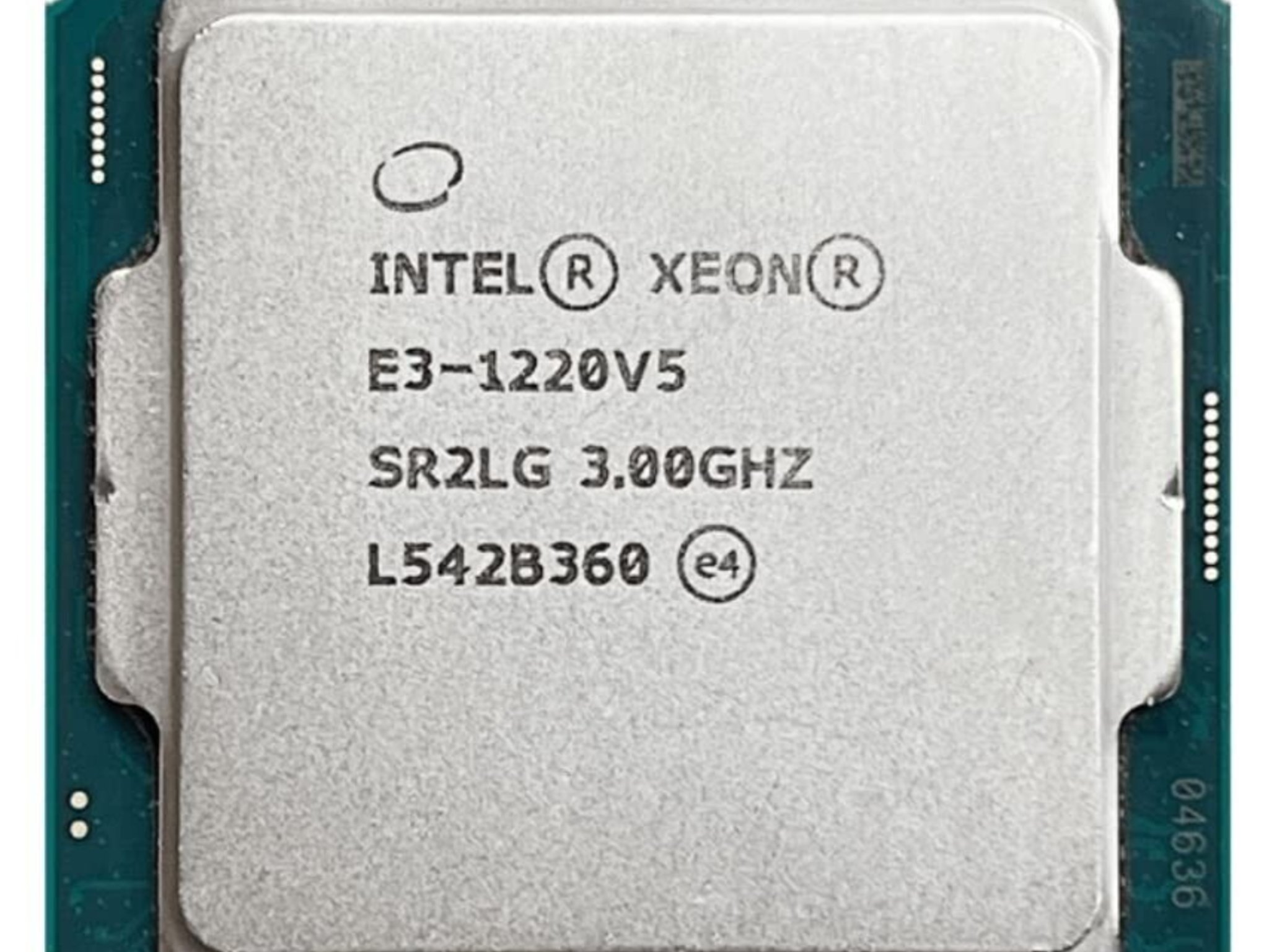Intel Xeon E3-1220v5 Quad-Core CPU (8M Cache, 3.00GHz)
