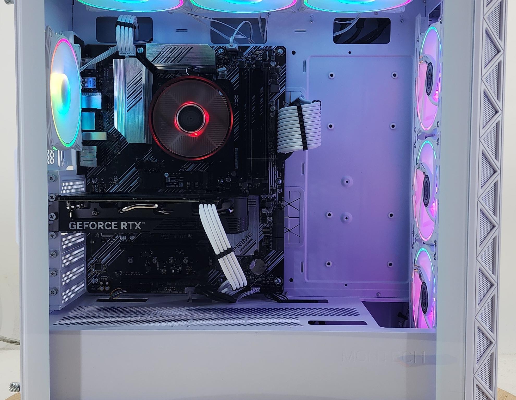 Gaming PC Ryzen 7 5700X 16GB RAM 500GB SSD RTX 4060 8GB Windows 11 Computer