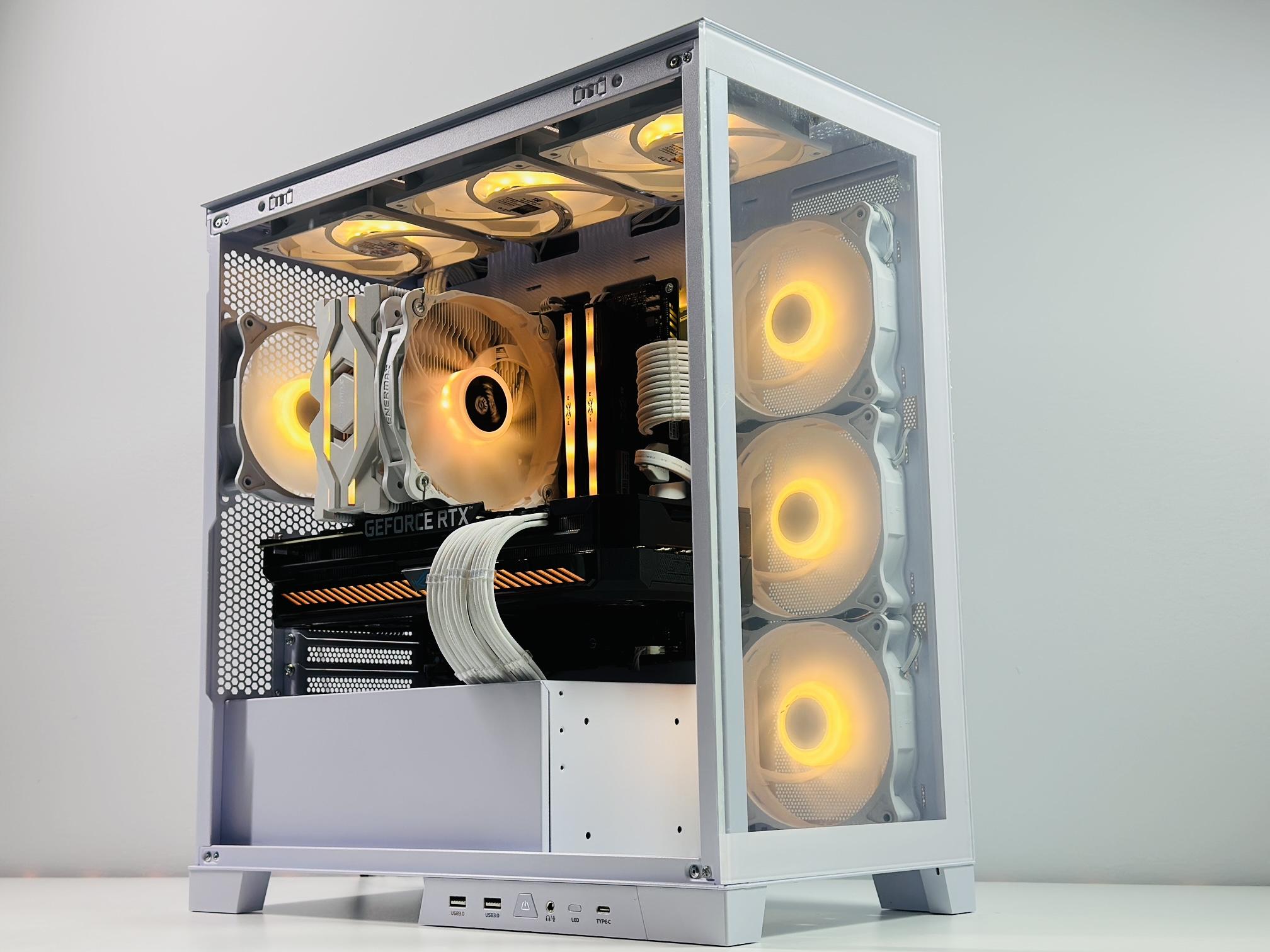 Iceberg🧊 Gaming PC❄️Nvidia RTX 3070 Ti 8GB❄️Intel 12400F 6 core❄️16GB DDR4❄️1TB NVME