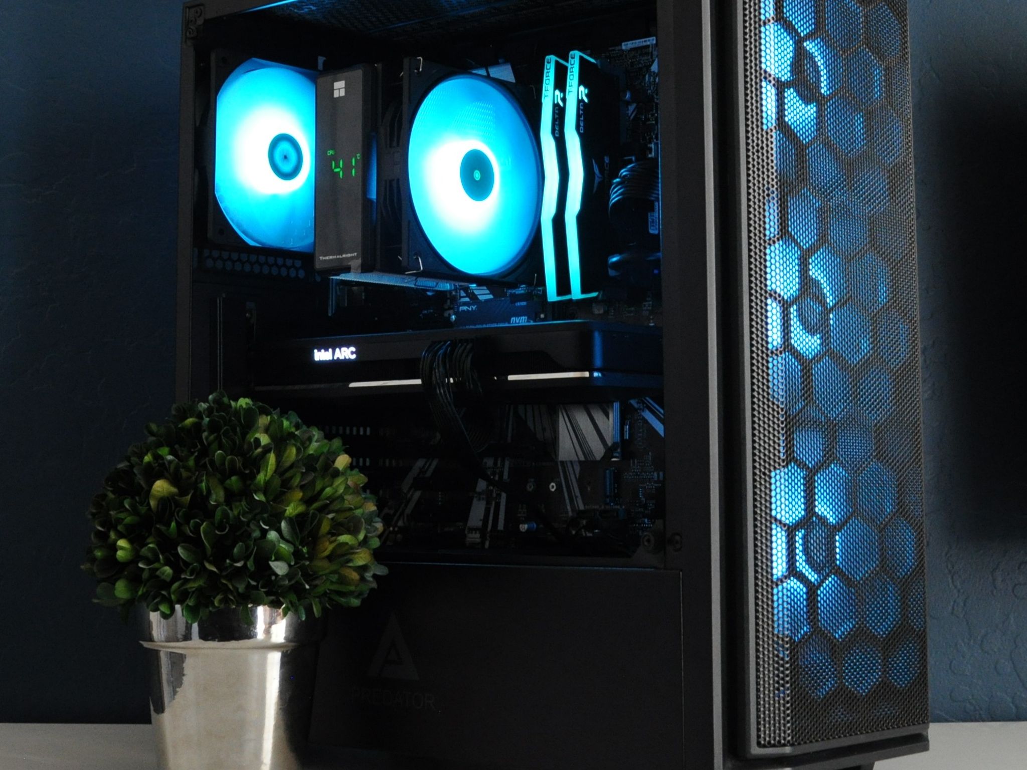 ALL INTEL GAMING PC | WIN 11 READY | ARC A750 | I5 9400F | 16GB RAM | 1TB SSD | ARGB | 1080P/1440P