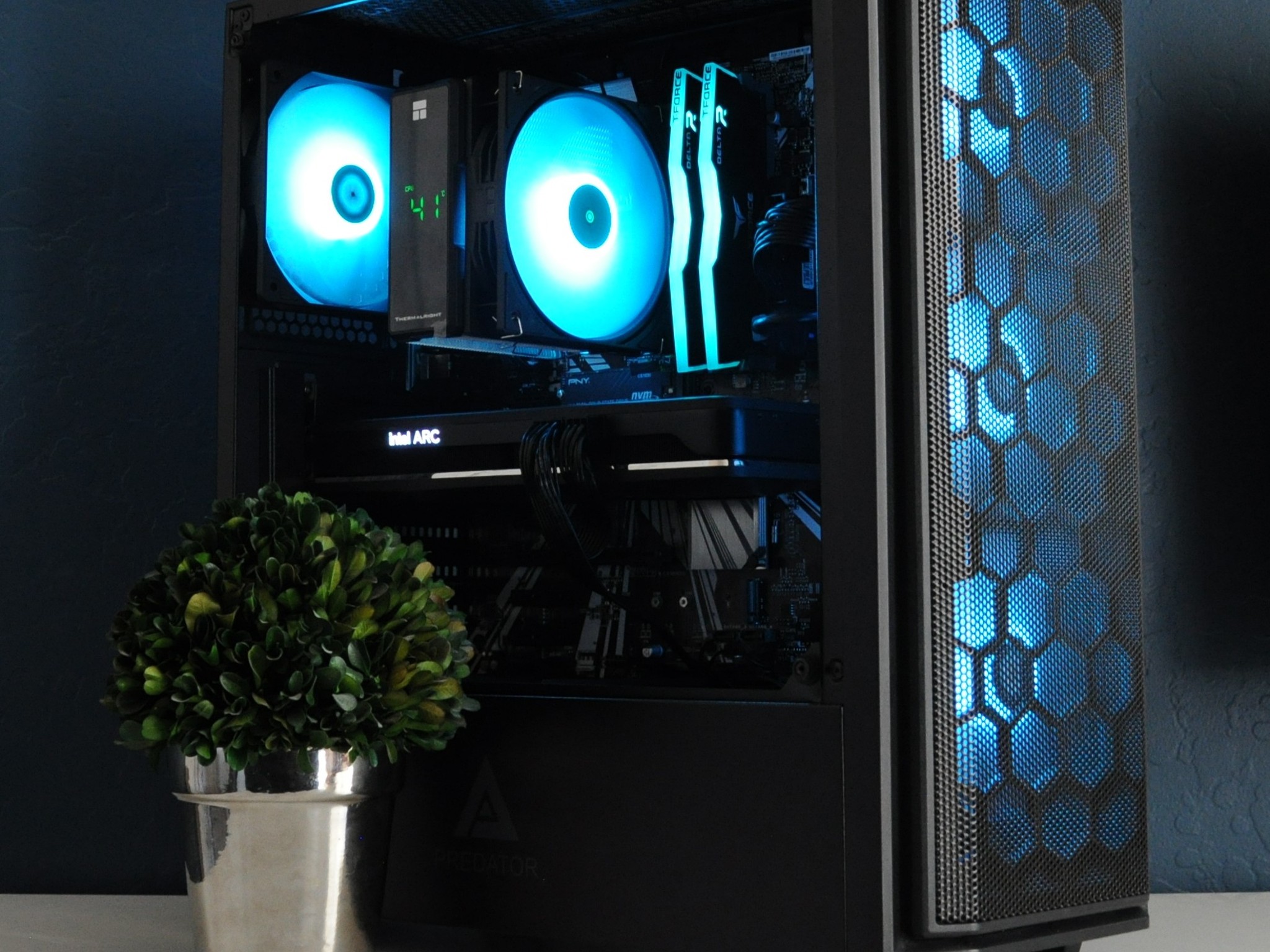 ALL INTEL GAMING PC | WIN 11 READY | ARC A750 | I5 9400F | 16GB RAM | 1TB SSD | ARGB | 1080P/1440P