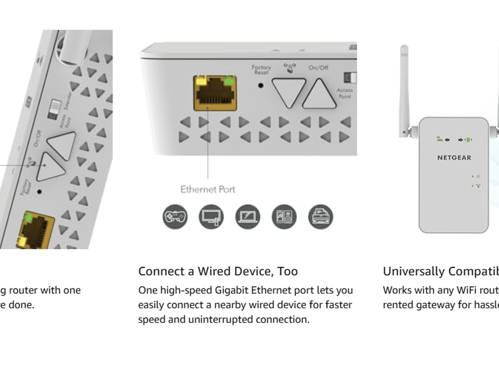 NETGEAR AC750 (EX6100) Wi-Fi Range Extender