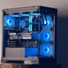 FREE SHIP 🖤🌈 Black RGB Gaming PC | RTX 4070 Ti Super 16 GB | Ryzen 7 7700 | 1TB SSD | 32 GB DDR5