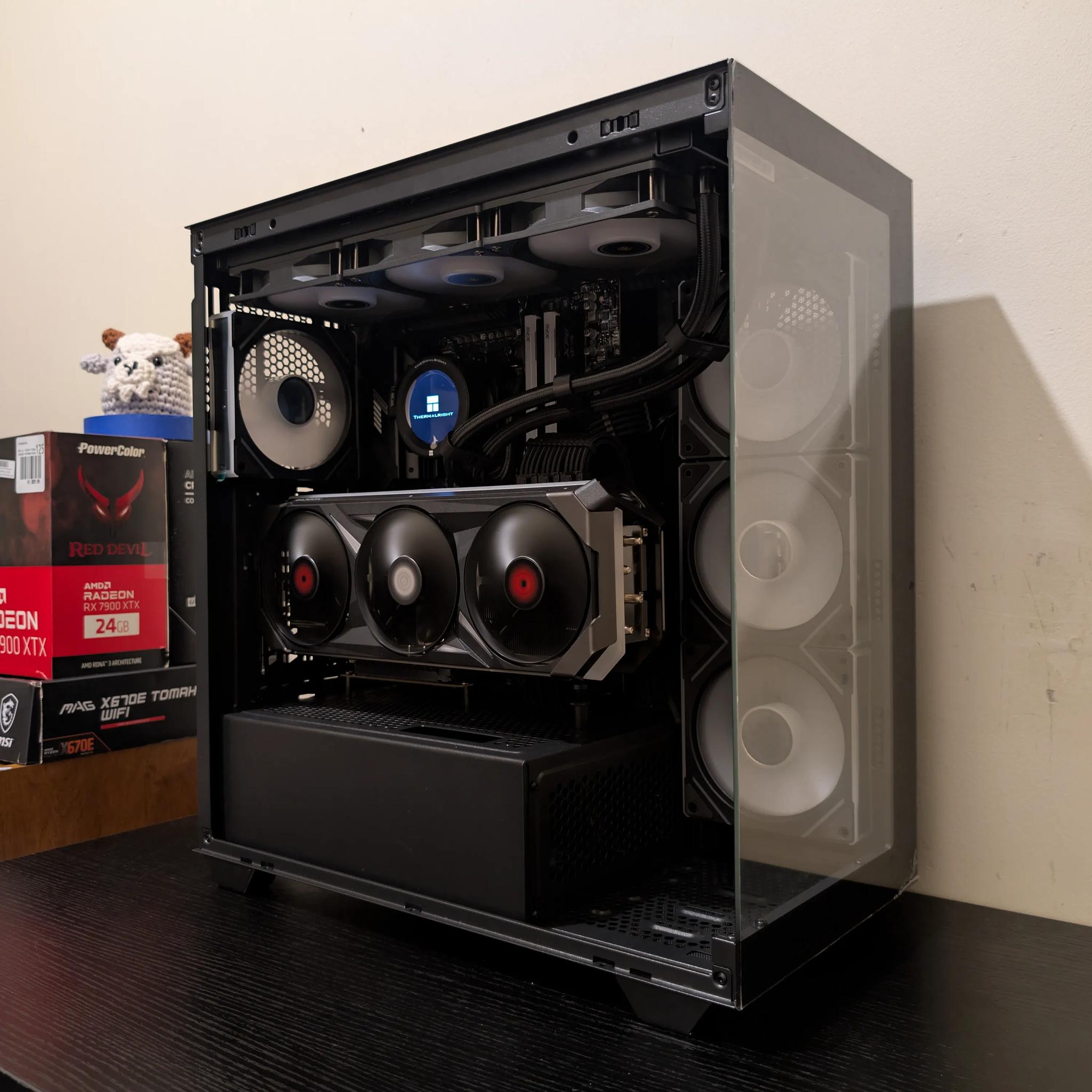 🔥🐈‍⬛ 4K Gaming Beast | RX 7900XTX | Ryzen 9 7900X | 2TB SSD | 32GB RAM | WiFi 6 & Bluetooth 🐈‍⬛🔥