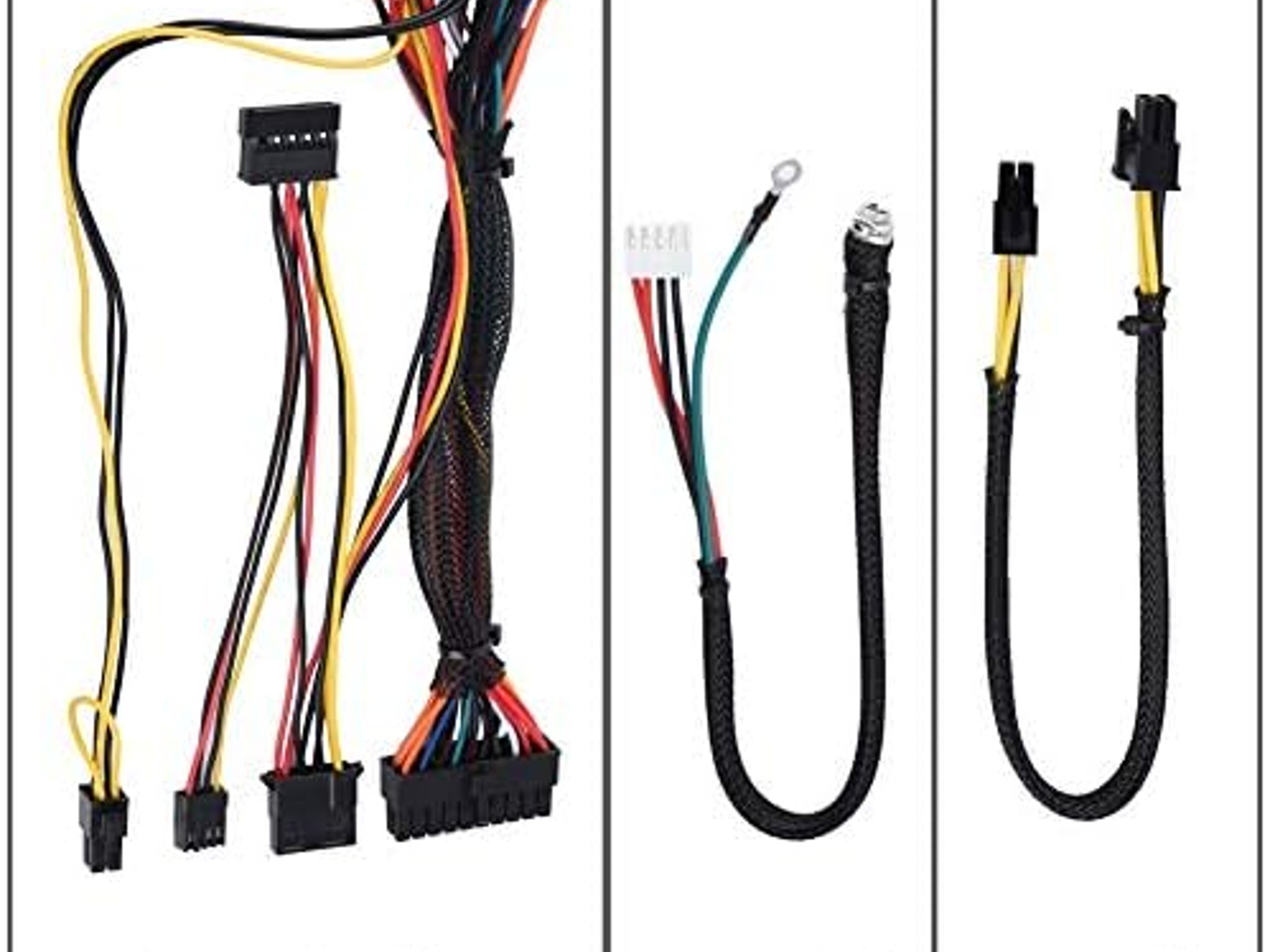 Power Supply Module 24 Pin DC 12V 300W PC PSU Computer Power Supply Module Connect AUX SATA Cable