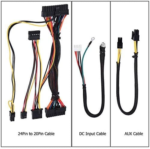 Power Supply Module 24 Pin DC 12V 300W PC PSU Computer Power Supply Module Connect AUX SATA Cable
