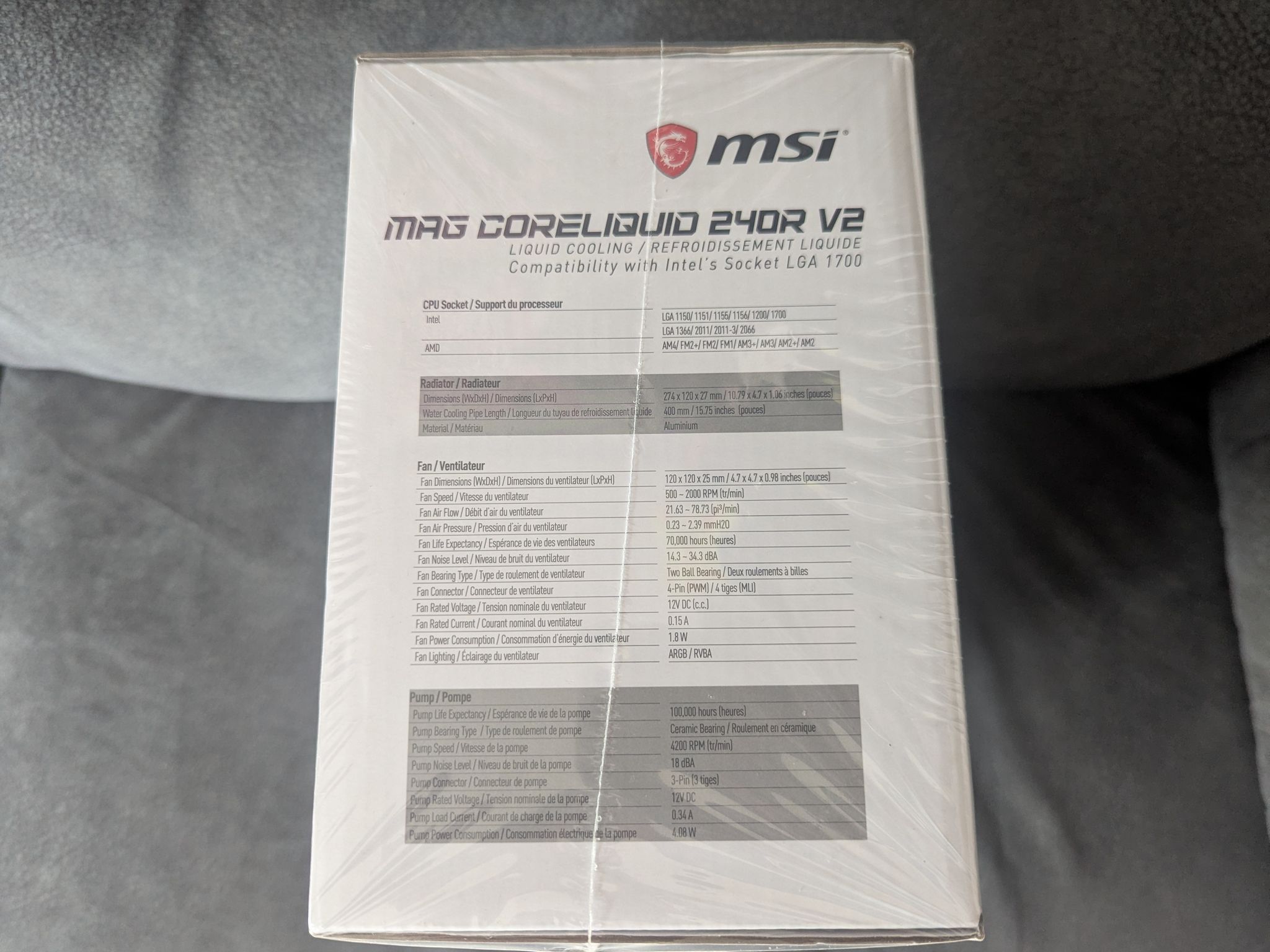 MSI MAG CORELIQUID 240R V2