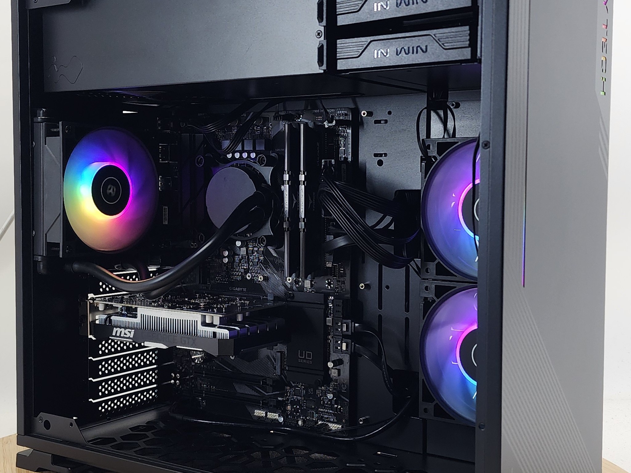 Gaming PC i3-10100F 16GB RAM 240GB SSD + 1TB HDD GTX 1650 4GB Win11 Computer