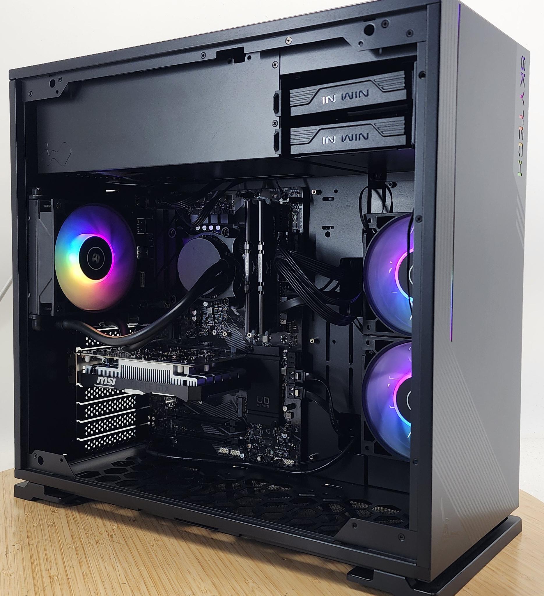 Gaming PC i3-10100F 16GB RAM 240GB SSD + 1TB HDD GTX 1650 4GB Win11 Computer