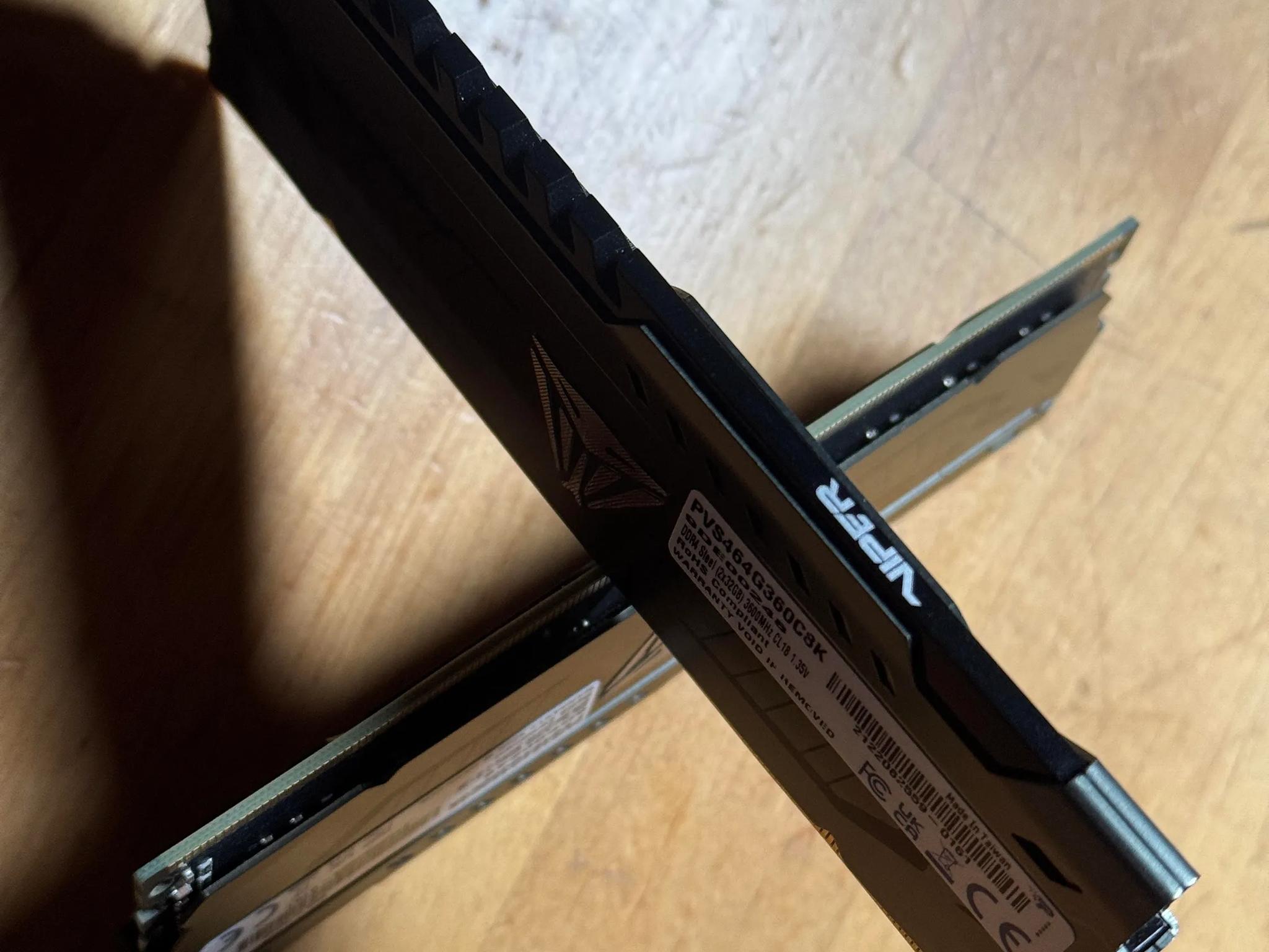 Patriot Viper Steel DDR4 RAM 64GB (2X32GB) 3600MHz CL18 UDIMM Desktop Gaming Memory Kit (USED/GOOD)
