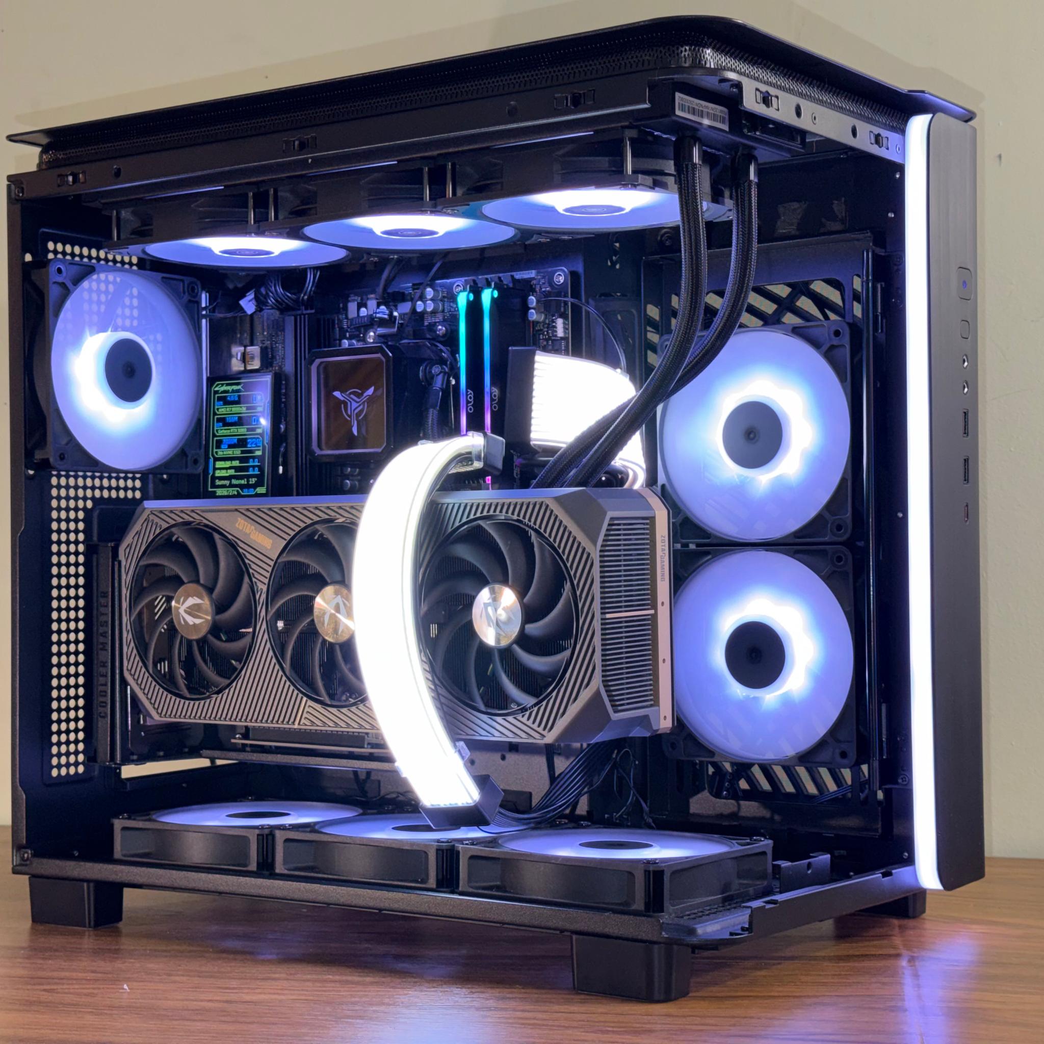 ⚡RTX 5080 | 9800x3d | 32gb DDR5 | 2tb NVMe SSD | Windows 11 | "Phantom Nebula 95"