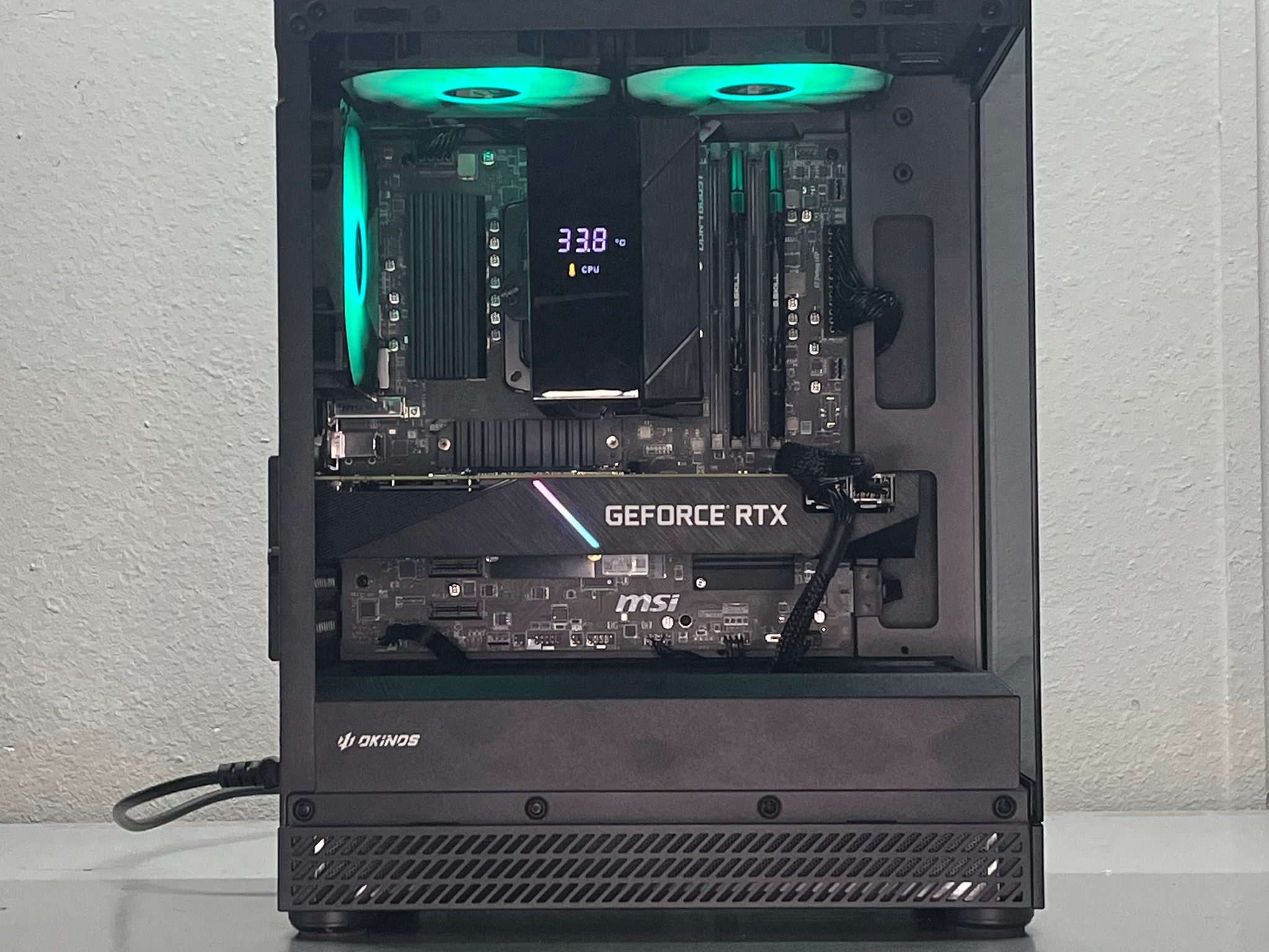 GeForce RTX 2080 Super Custom Gaming PC - Ryzen 5 5500, 512GB NVMe SSD, WiFi
