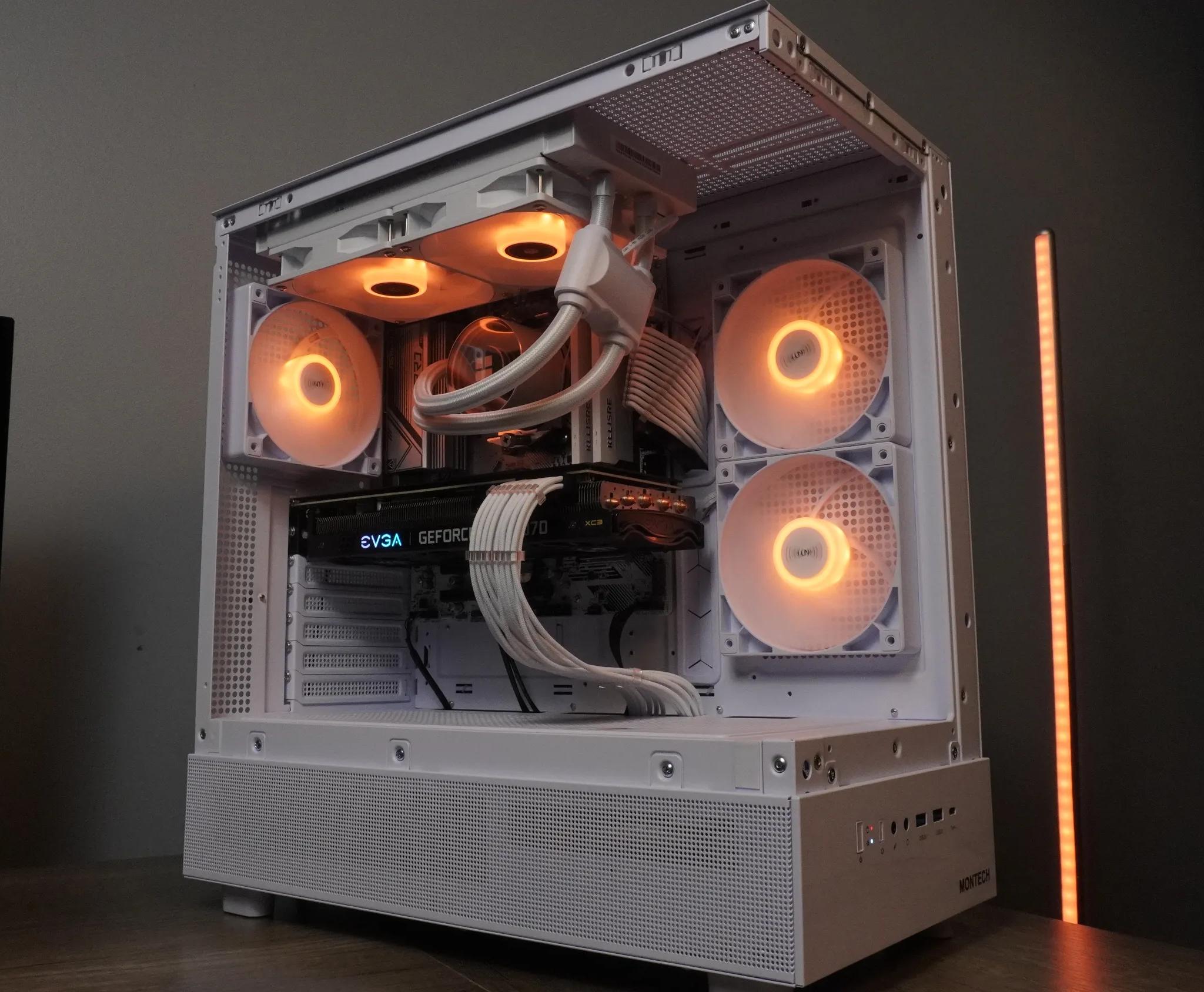 🤍AESTHETIC🤍 1440p GAMING MACHINE 💚RTX 3070 🧡 Ryzen 5 5600x | 32GB | 1TB | WIFI
