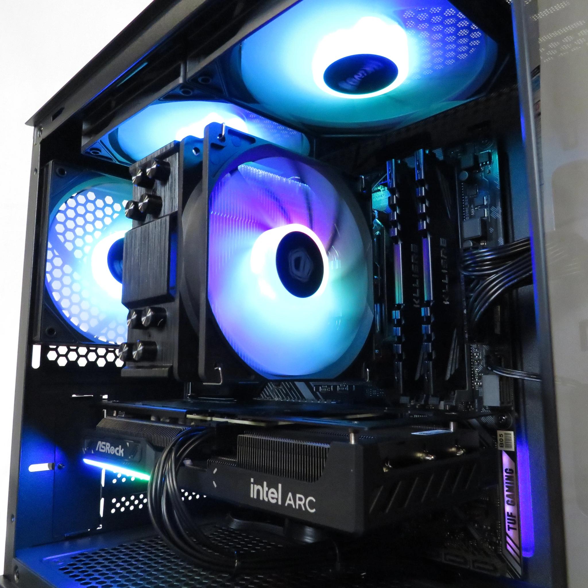 Arc Battlemage: ASRock Challenger Intel Arc B570 + Ryzen 5 5600X + 16 GB DDR4 + 1 TB NVME