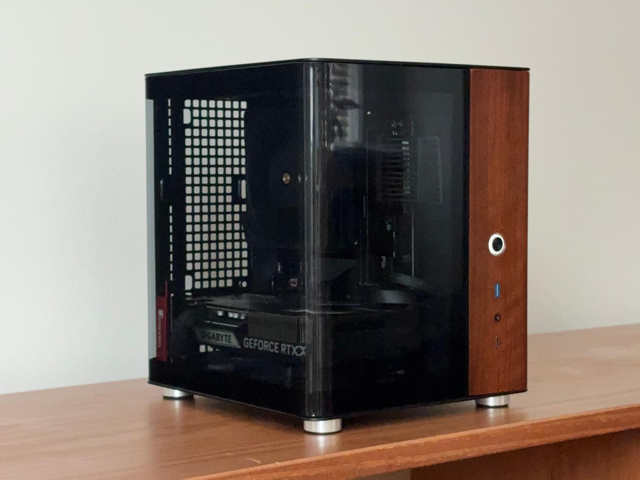 5060 TI Mini PC | R5 5600x | 5060 TI 16GB | 32GB RAM | WIFI Ethernet | Wood Jonsbo TK-0 ITX SFF