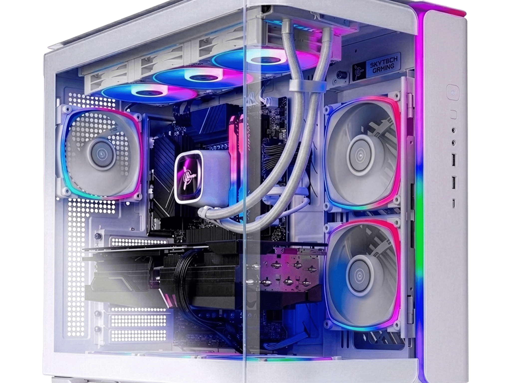 CLEARANCE SALE! SKYTECH KING95 Gaming PC | 5070Ti | 32GB RGB RAM | 2TB SSD | R9 9900X3D | Win 11