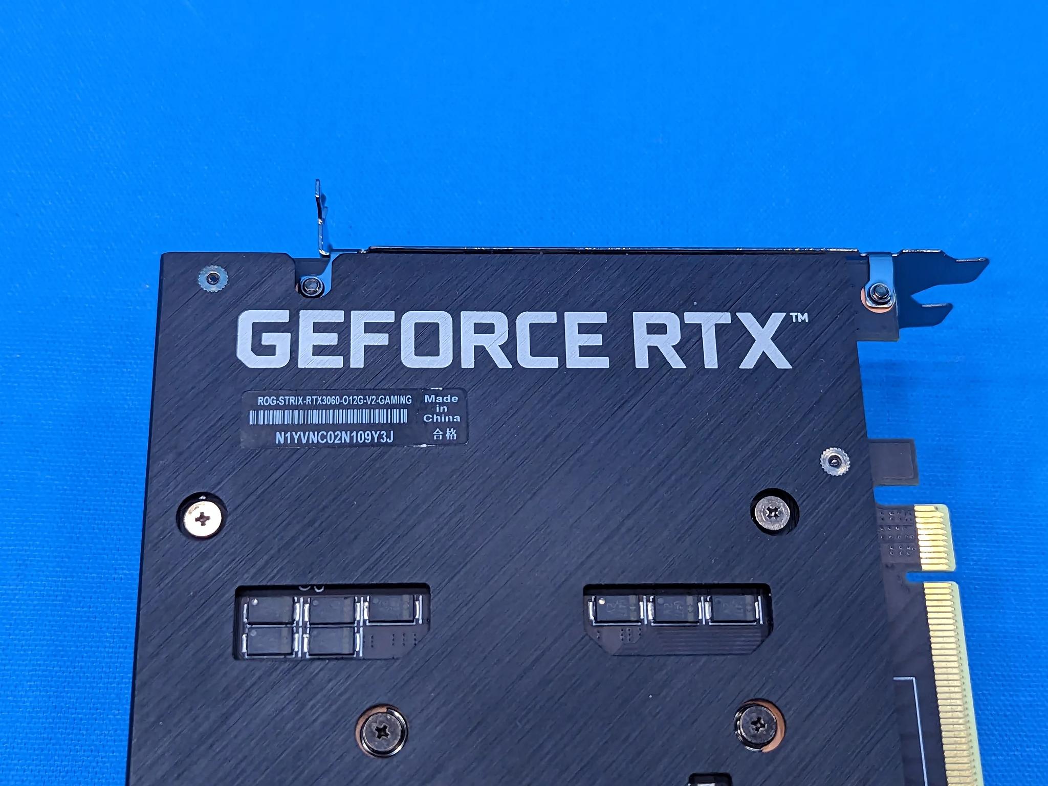 ROG Strix GeForce RTX 3060 V2 OC Edition 12GB GDDR6