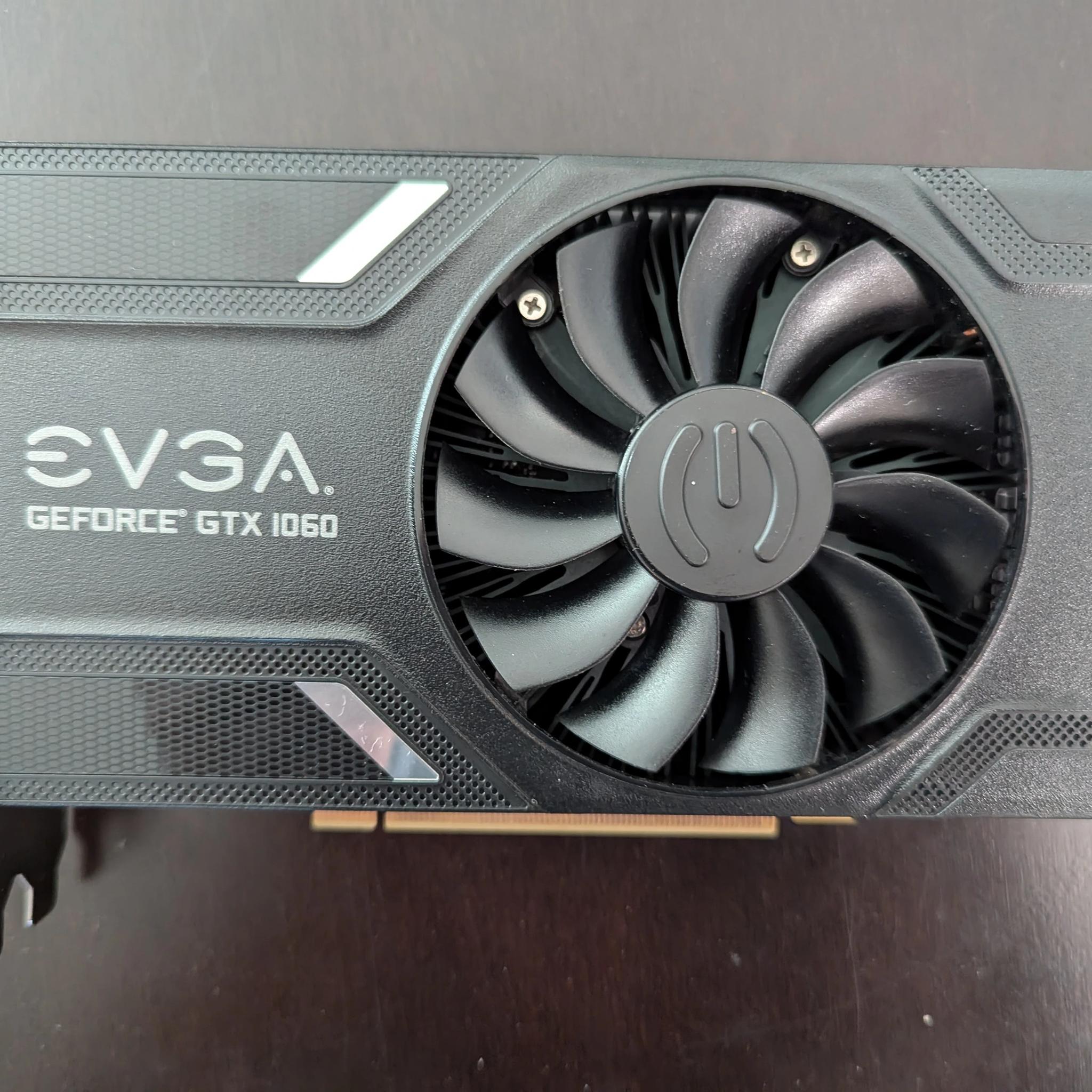 EVGA GeForce GTX 1060 6GB, used, good condition