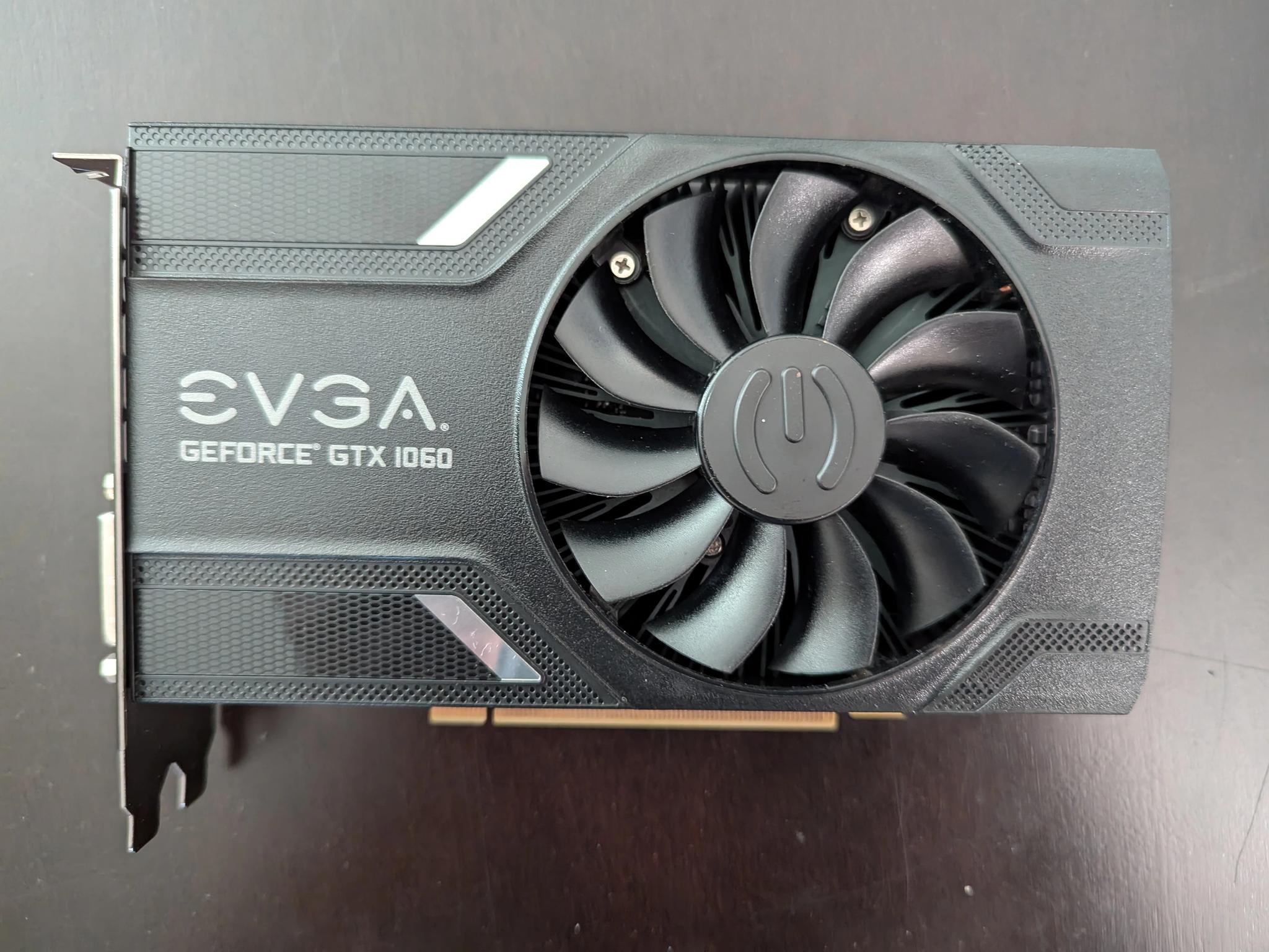 EVGA GeForce GTX 1060 6GB, used, good condition