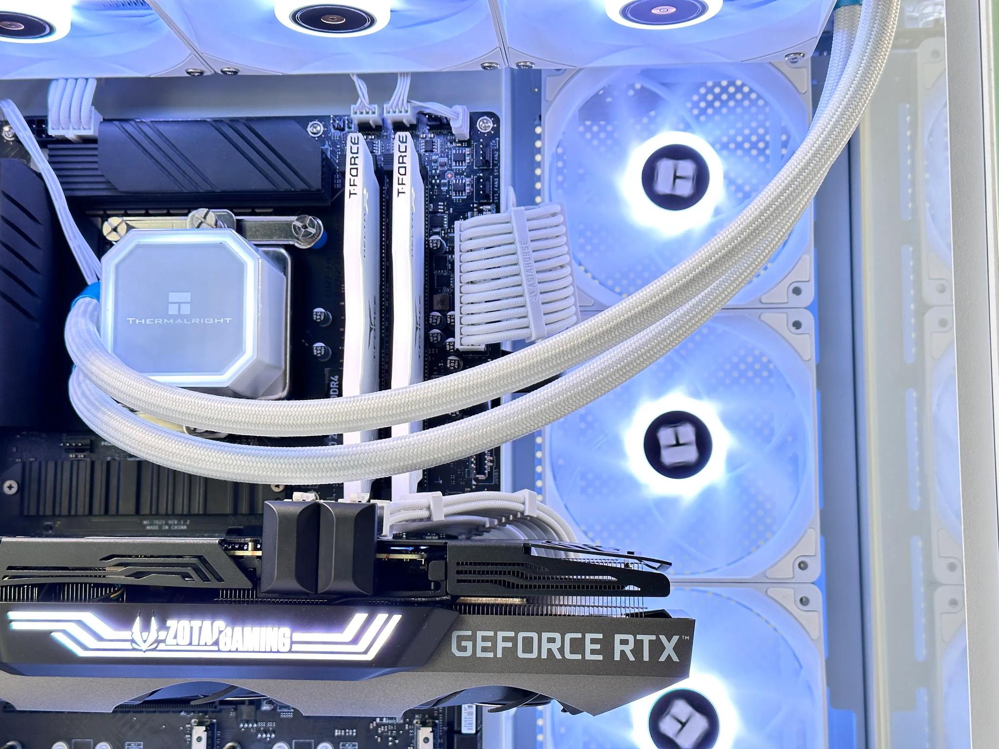 🫗4k Liquid Cooled Gaming PC🫗 Nvidia RTX 3080 10GB❄️Intel 12600k 10Cores❄️32GB DDR4❄️1TB NVME