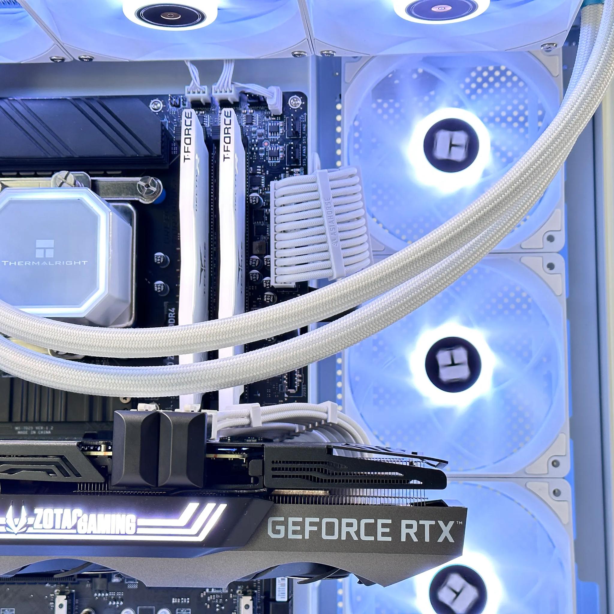 🫗4k Liquid Cooled Gaming PC🫗 Nvidia RTX 3080 10GB❄️Intel 12600k 10Cores❄️32GB DDR4❄️1TB NVME