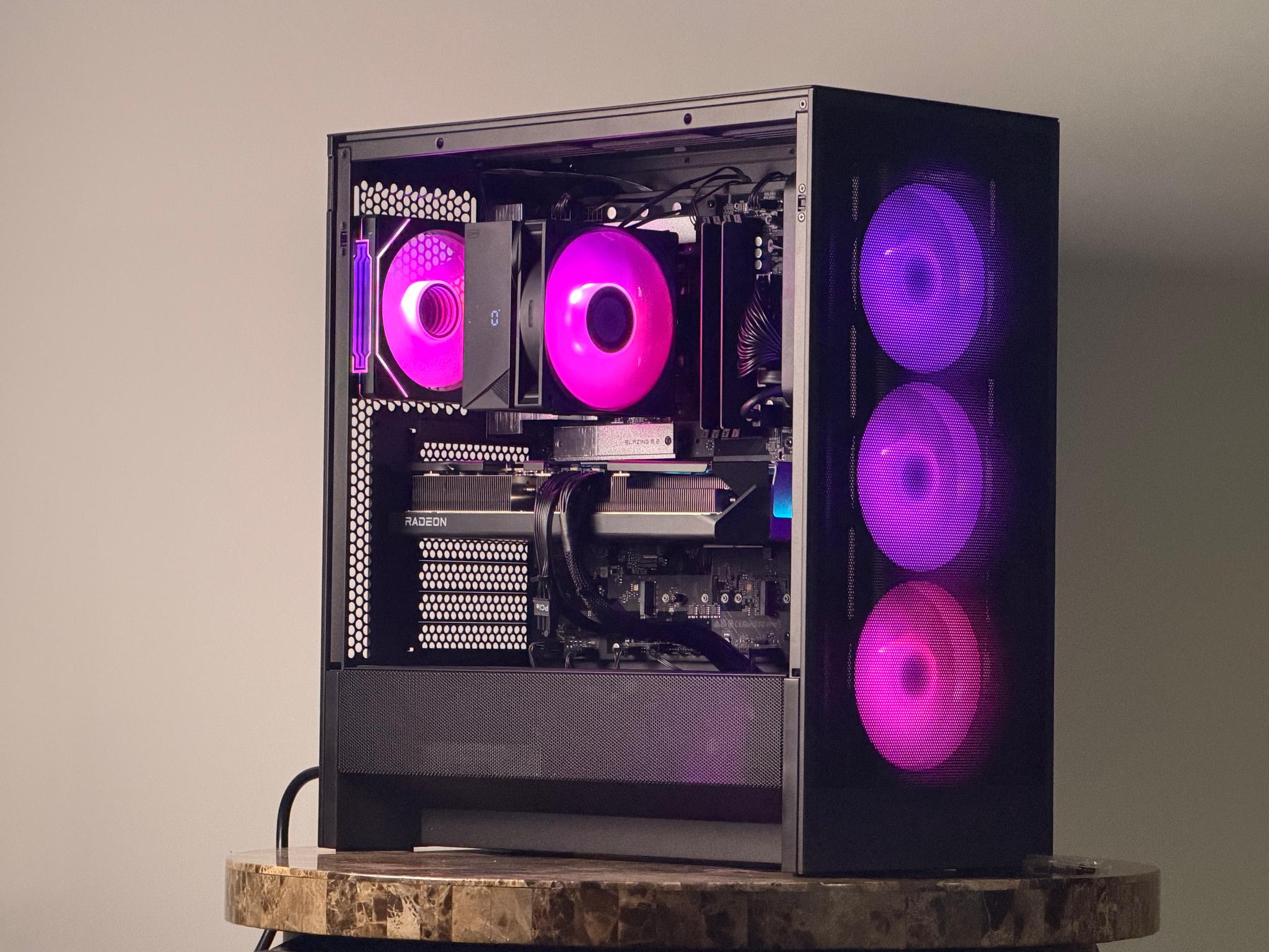 FREE SHIP 🖤🌈 BLK RGB Gaming PC | RX 9070 XT | Core 5 Ultra 250K Plus | 1 TB NVME | 32 GB DDR5 🌈🖤