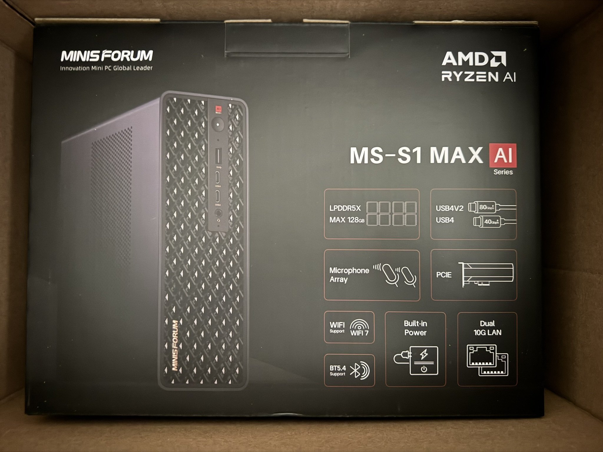 MINISFORUM MS-S1 MAX AI Workstation | AMD Ryzen AI Max+ 395 CPU