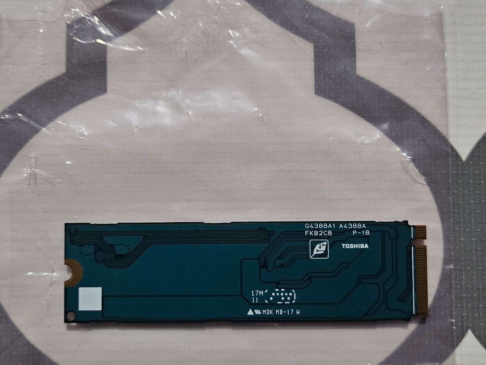 Toshiba XG5 1TB NVMe M.2 SSD (KXG50ZNV1T02) PCIe Gen3 SSD - 66