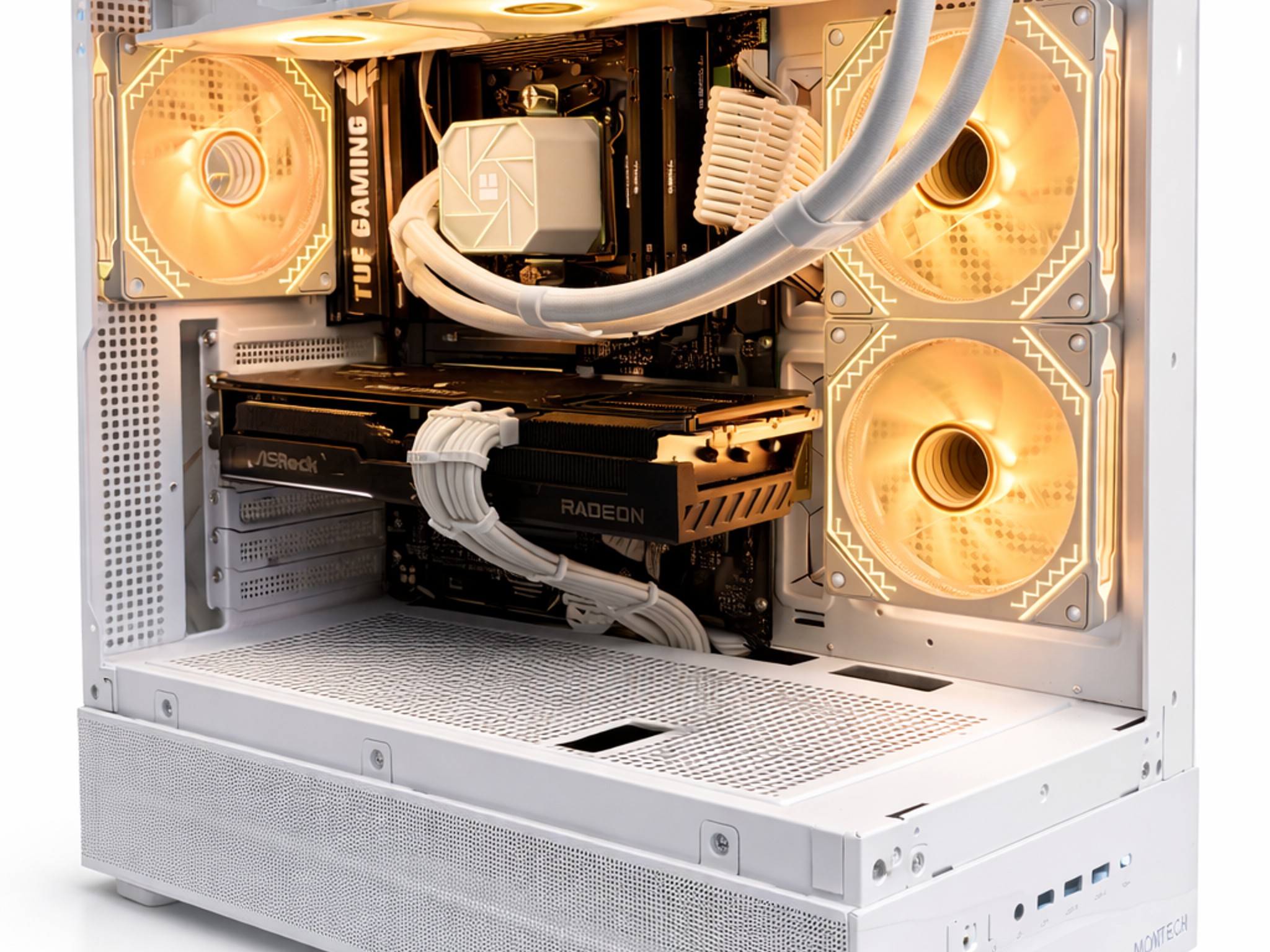 White 1440p/4K Gaming PC | Ryzen 7 7800X3D | RX 9070 16GB | 32GB DDR5 | WiFi | TERATECH