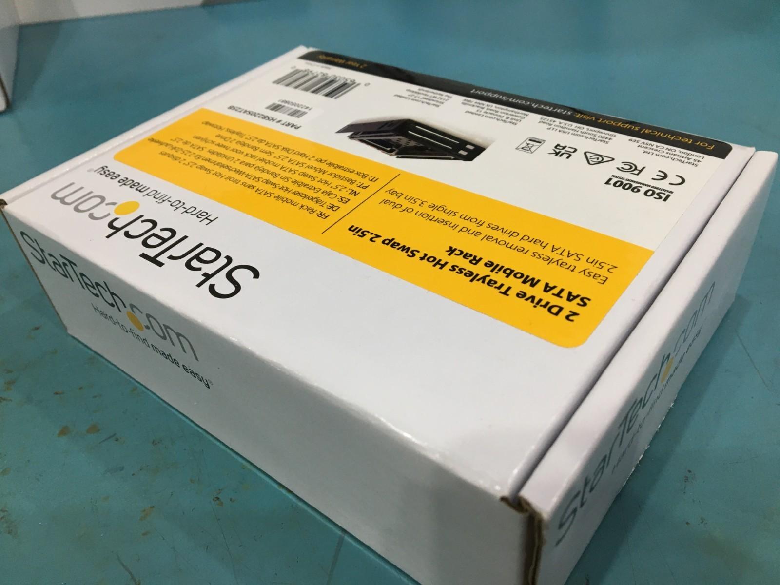 StarTech HSB220SAT25B 2-Bay 2.5in SATA Trayless Hot Swap Backplane