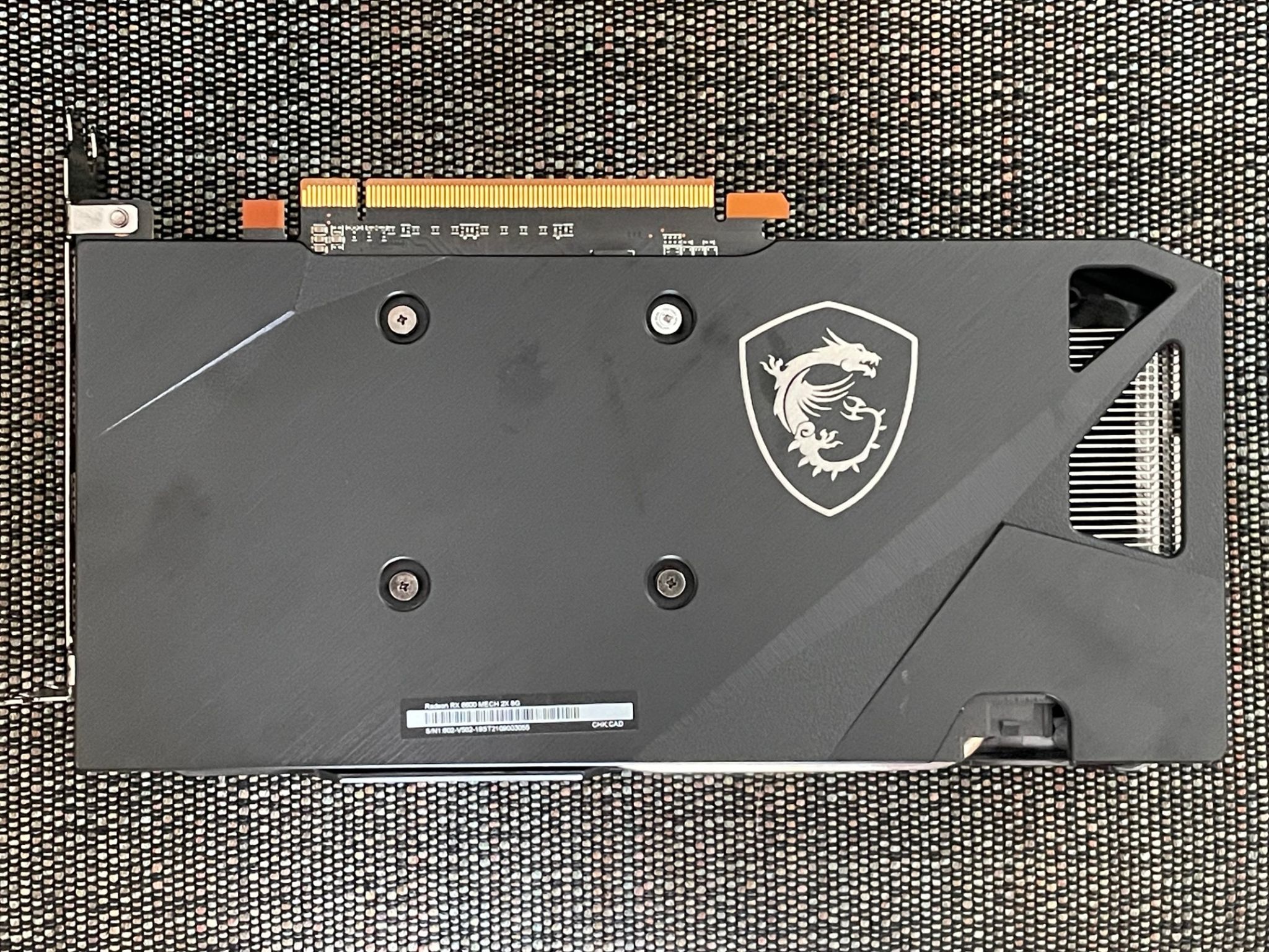 MSI AMD Radeon RX 6600 MECH 2X 8GB GDDR6 Graphics Card, Used.