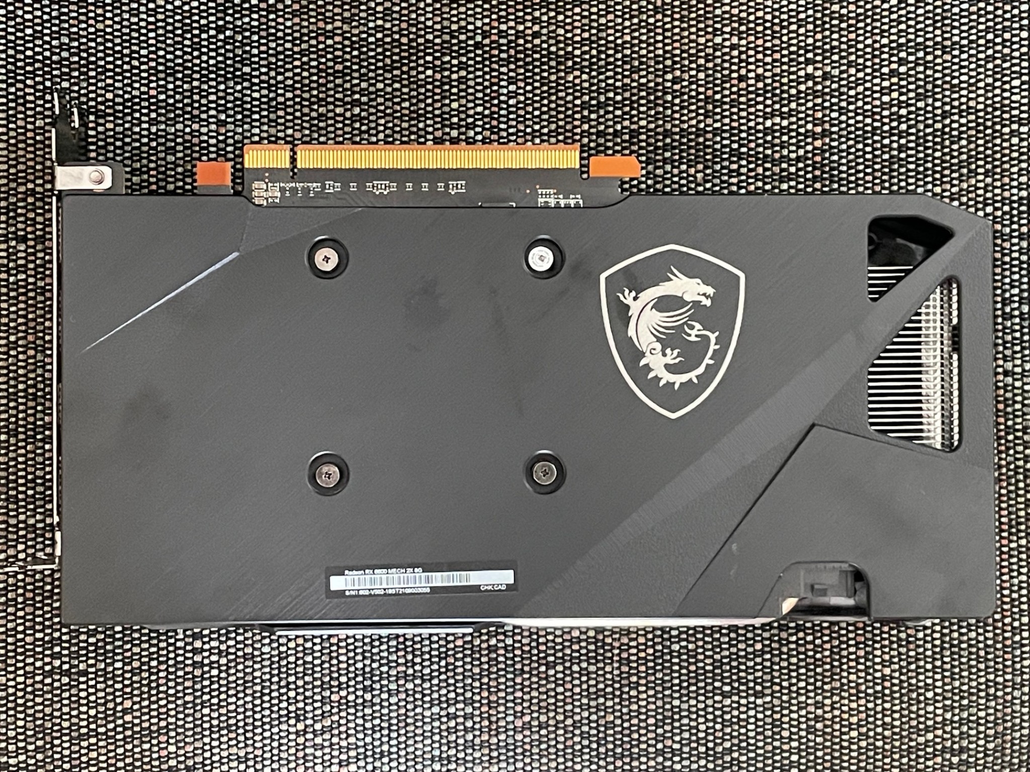MSI AMD Radeon RX 6600 MECH 2X 8GB GDDR6 Graphics Card, Used.