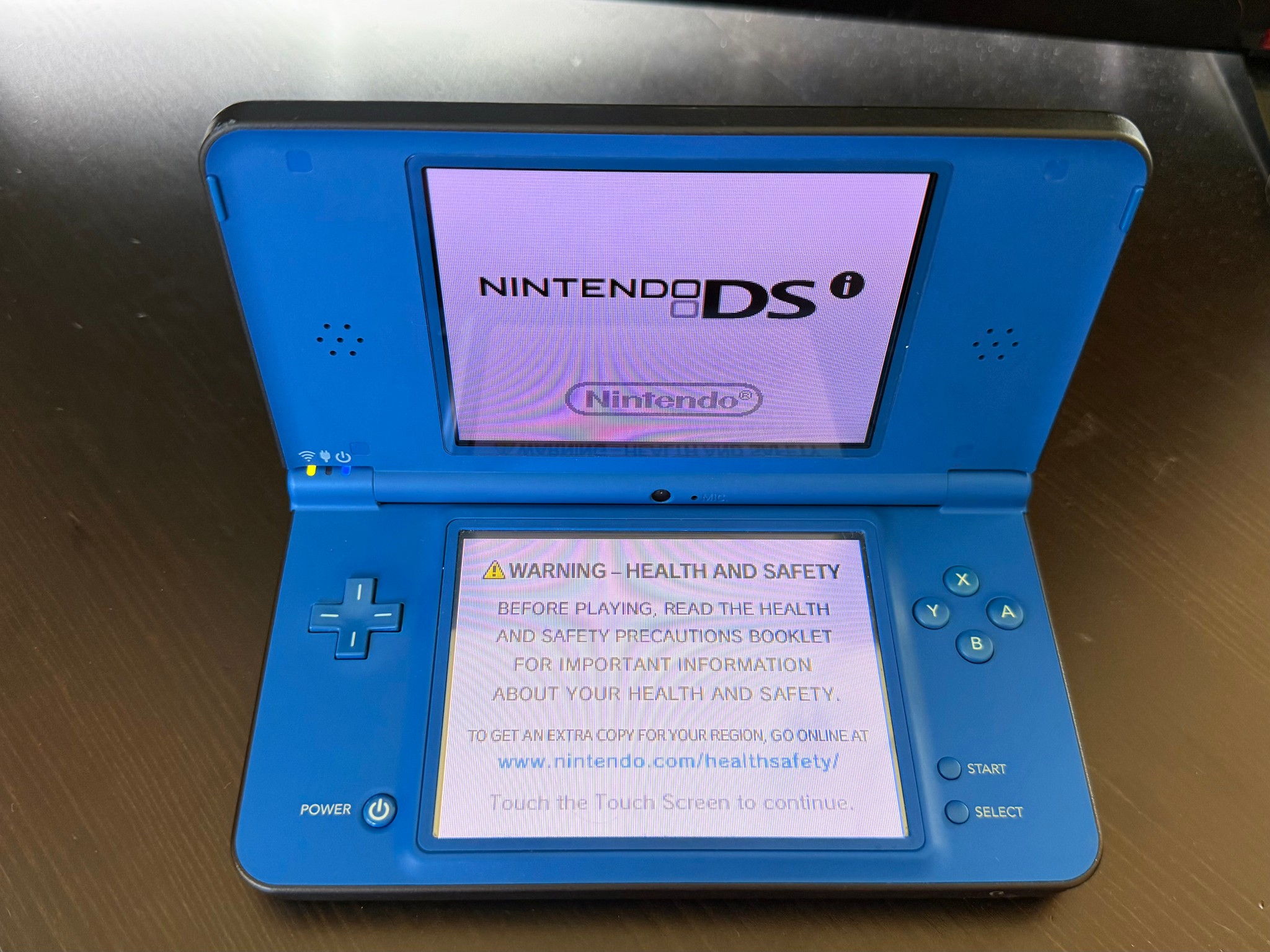 Nintendo DSi Blue Bundle + Charger + New Super Mario Bros DS | Cleaned & Tested