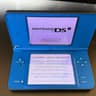 Nintendo DSi Blue Bundle + Charger + New Super Mario Bros DS | Cleaned & Tested