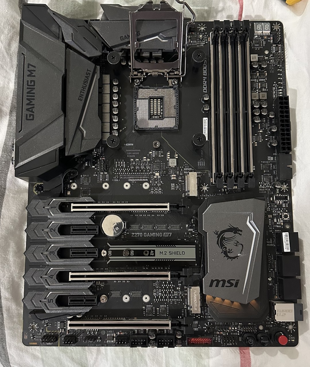 MSI Z270 Gaming M7 + i7-7700K | Jawa