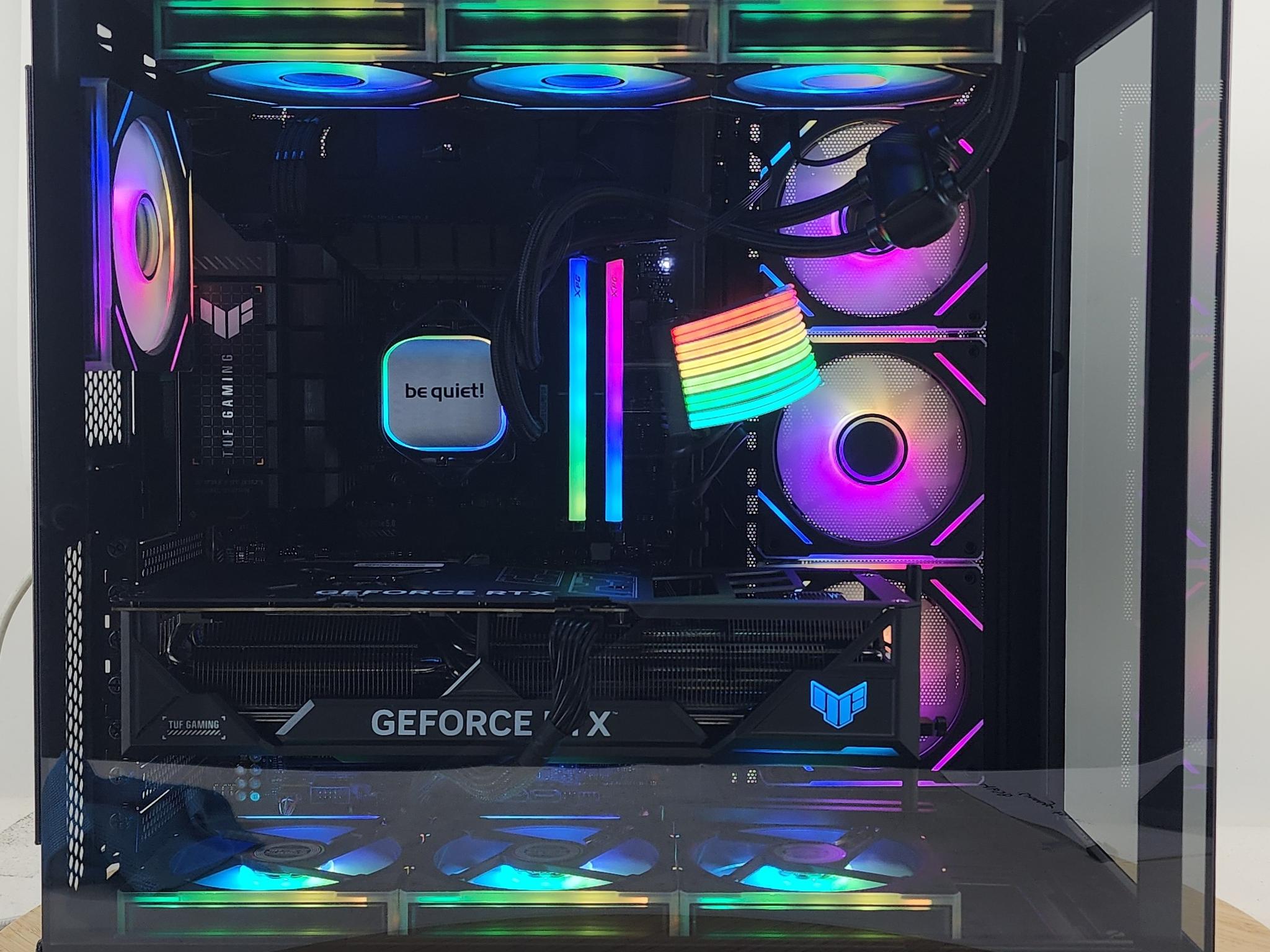 Gaming PC Ryzen 9 9950X3D 32GB RAM 2TB SSD RTX 4080 SUPER 16GB Win11 Computer