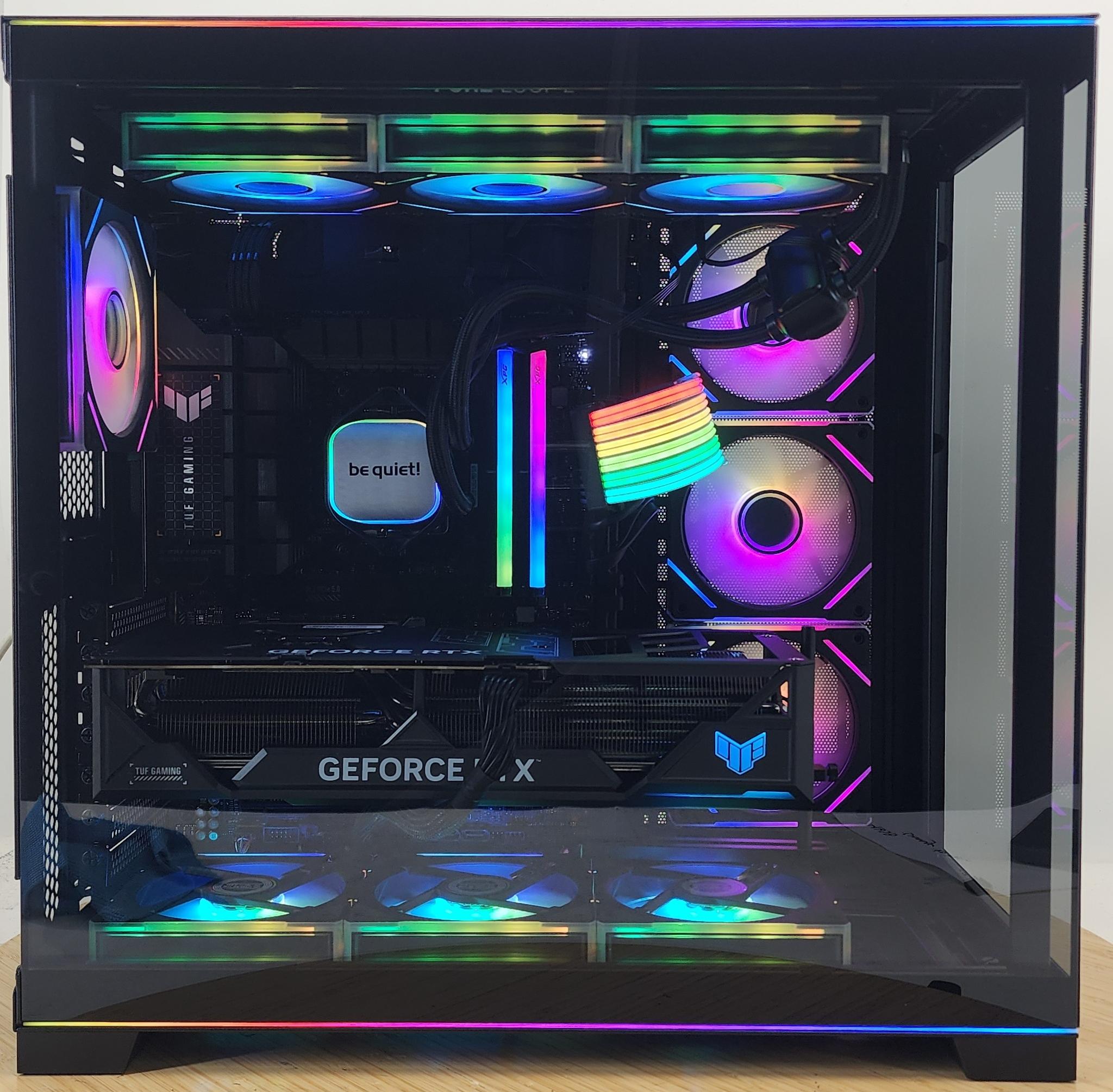 Gaming PC Ryzen 9 9950X3D 32GB RAM 2TB SSD RTX 4080 SUPER 16GB Win11 Computer