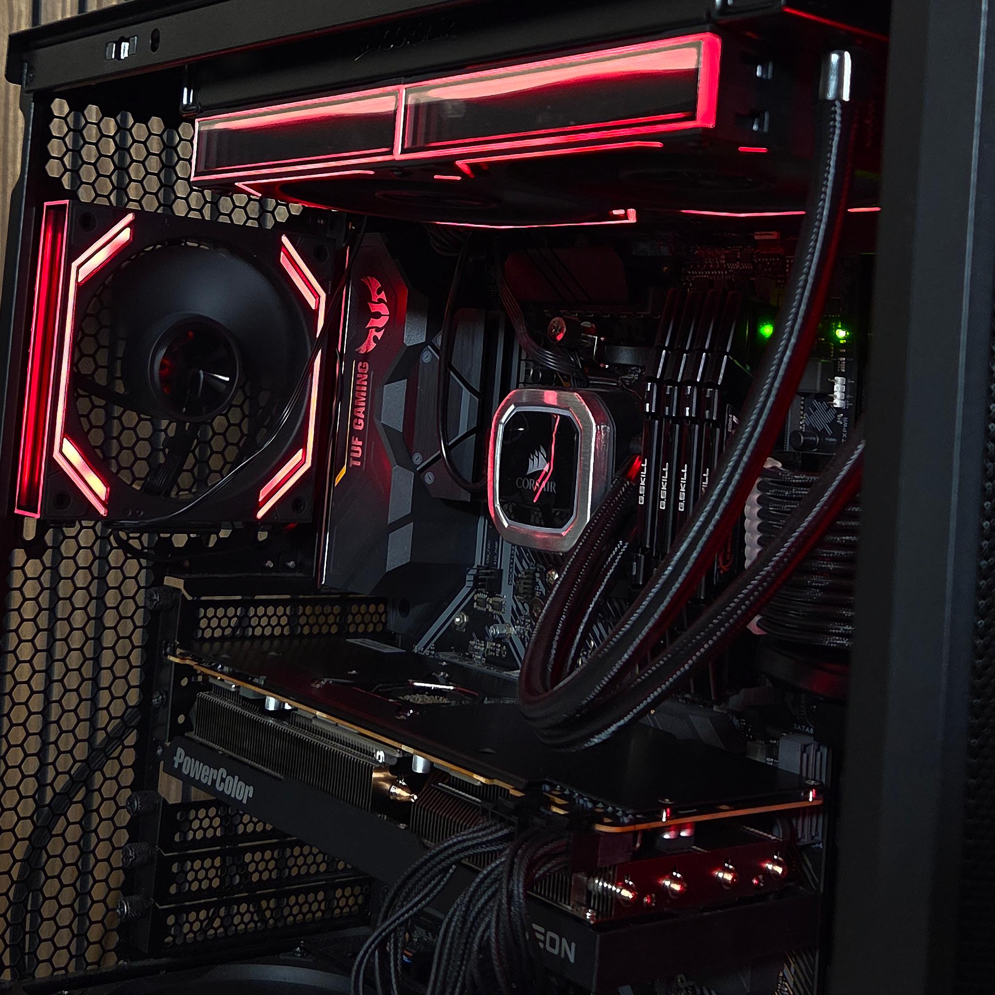 TEAM RED 1440P V2 | RX 7800XT 16 GB | Ryzen 7 5800X  | 32GB Ram | NVME | Win 11 | Liquid Cooled