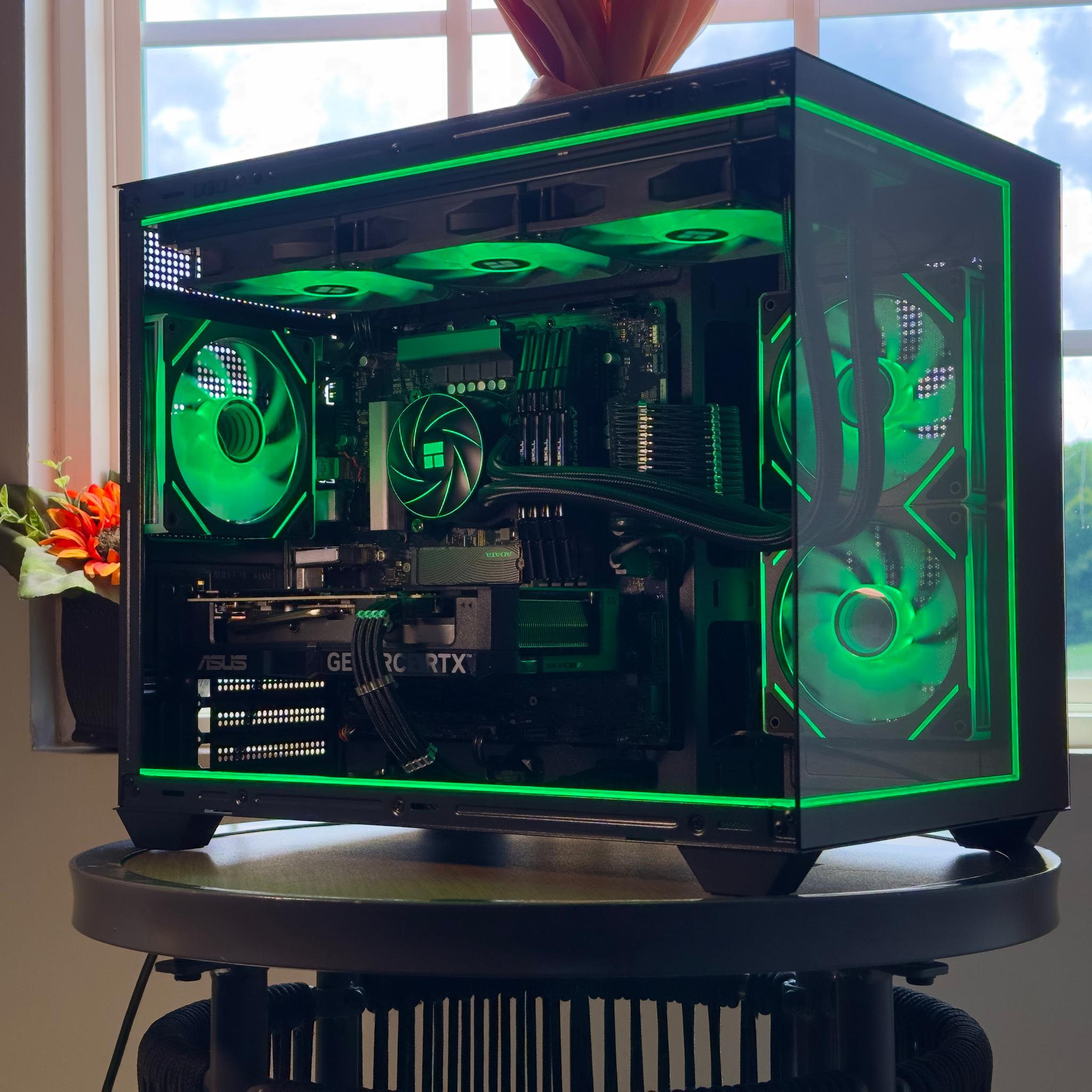 💙Gaming/Steaming PC💚 | RTX 4070 12GB | Intel i7 | 2.5TB | 16GB (3200hz) | WiFi + BT | Windows 11