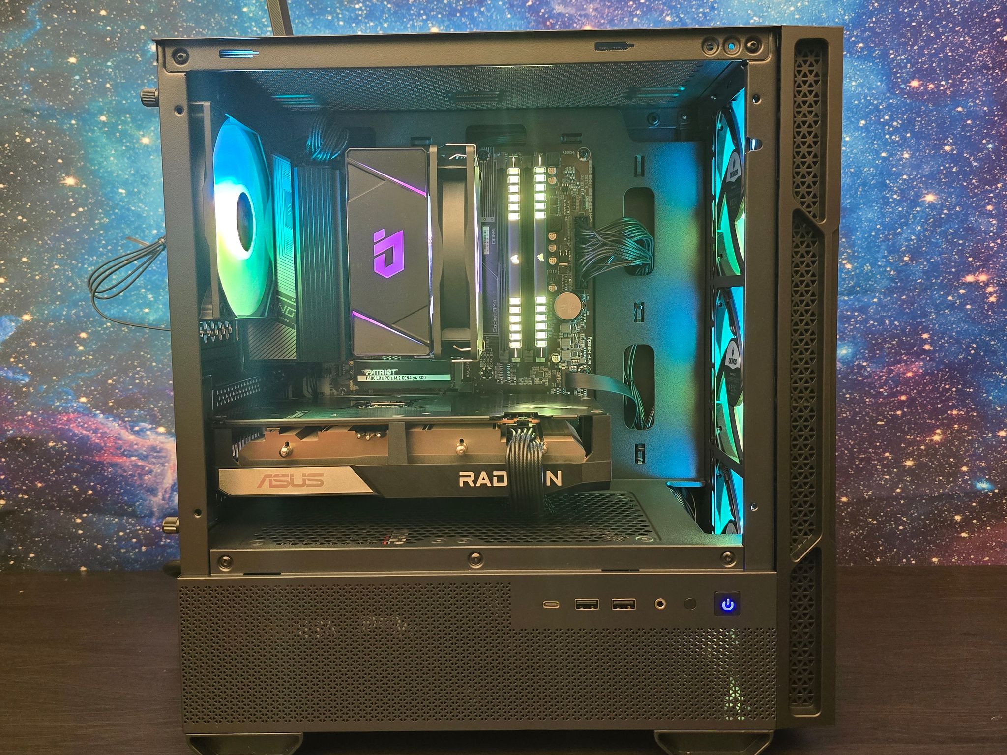 MID LEVEL 1080P PC | RX 6600 8GB | Ryzen 5 5500 | B550M | 16GB DDR4