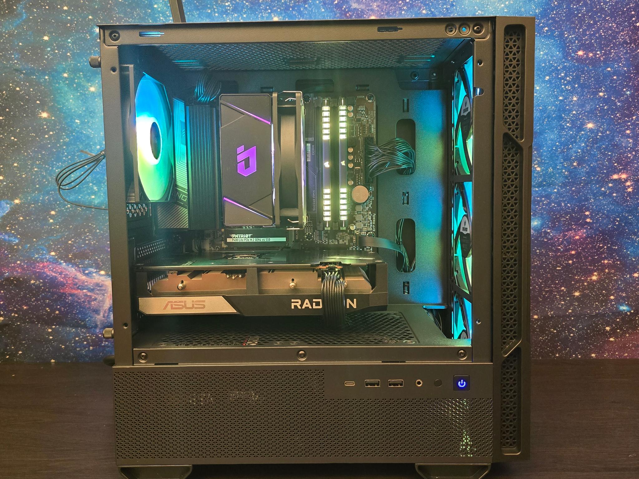 MID LEVEL 1080P PC | RX 6600 8GB | Ryzen 5 5500 | B550M | 16GB DDR4