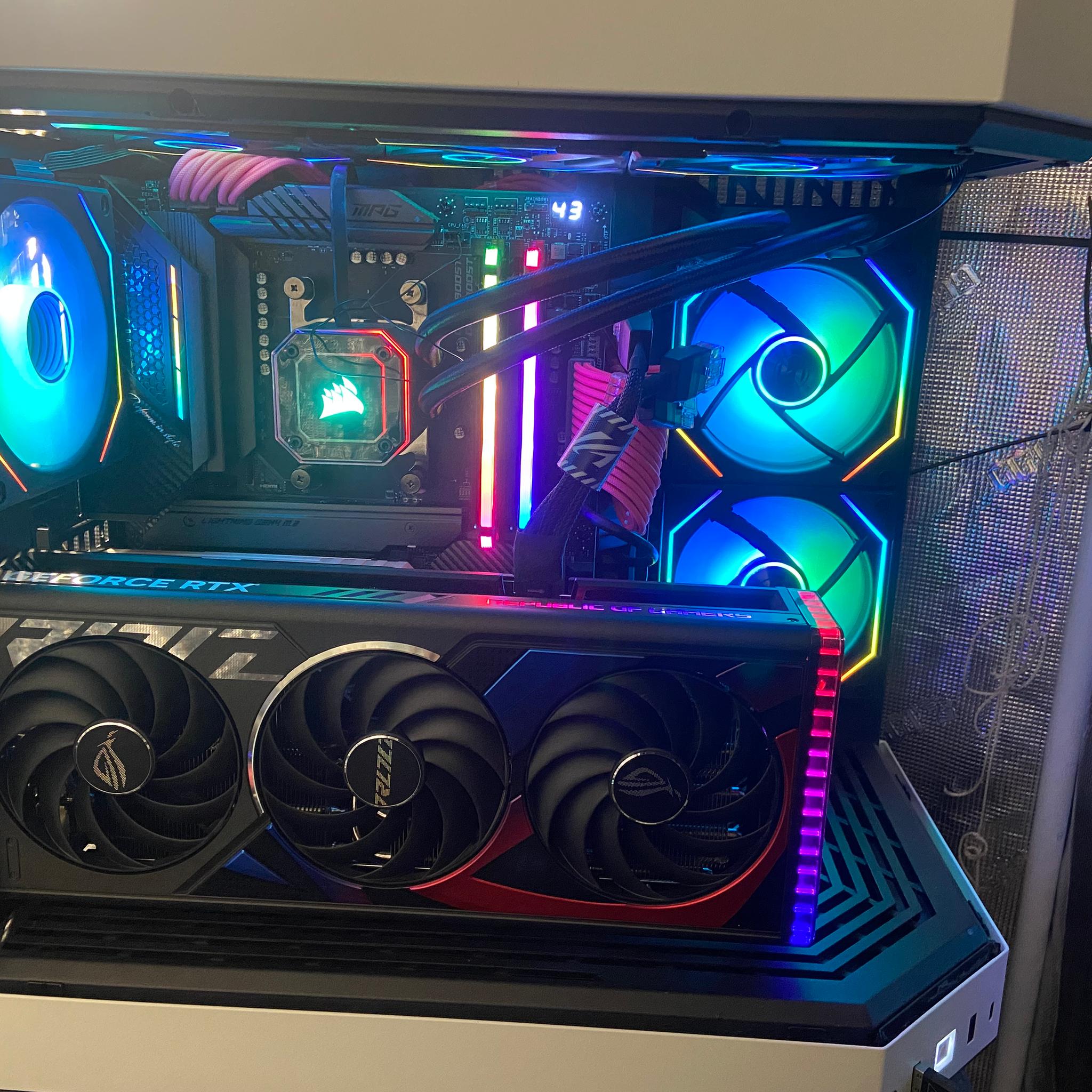 Custom built rog strix 4070ti ryzen 7 5800x