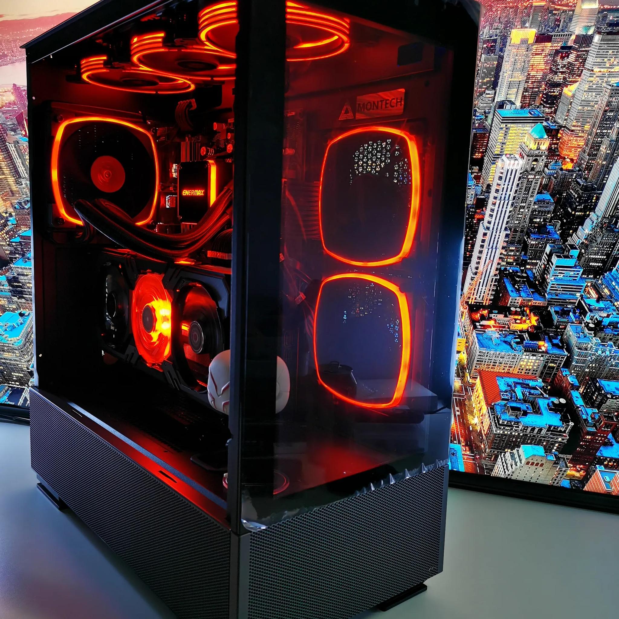 🕸️🕷️Spiderman🕸️🕷️-Gaming PC-AMD  RX 6750 XT 12GB-AMD Ryzen 7 5700G 8-Core-32GB DDR4-1TB NVME