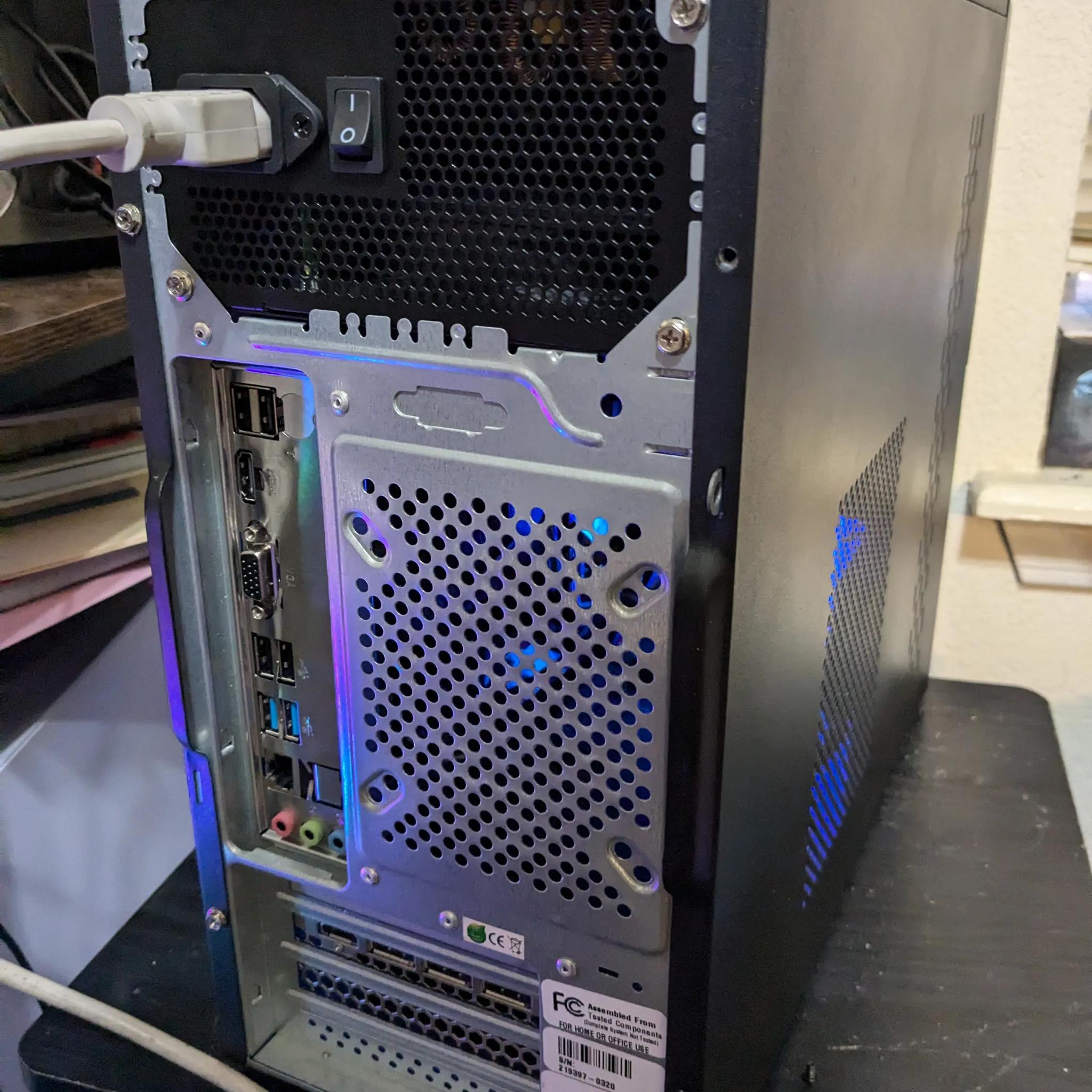 FREE SHIP ~ Xeon 1231v3 (same as i7-4770), 16GB RAM, RX 570 8GB, 400GB SSD, Win10, Subtle RGB
