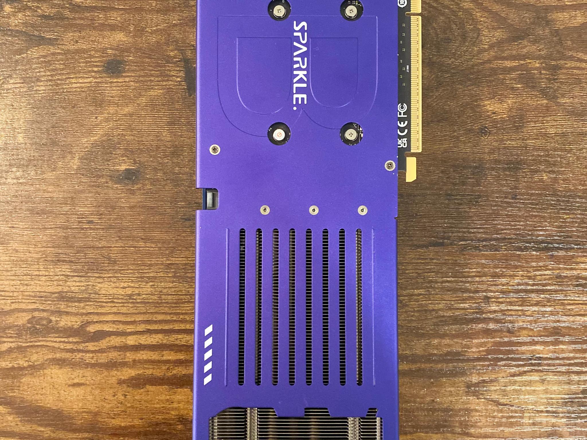 Intel arc B-580 12gb Sparkle OC 3 fan Gpu w sparkle stick